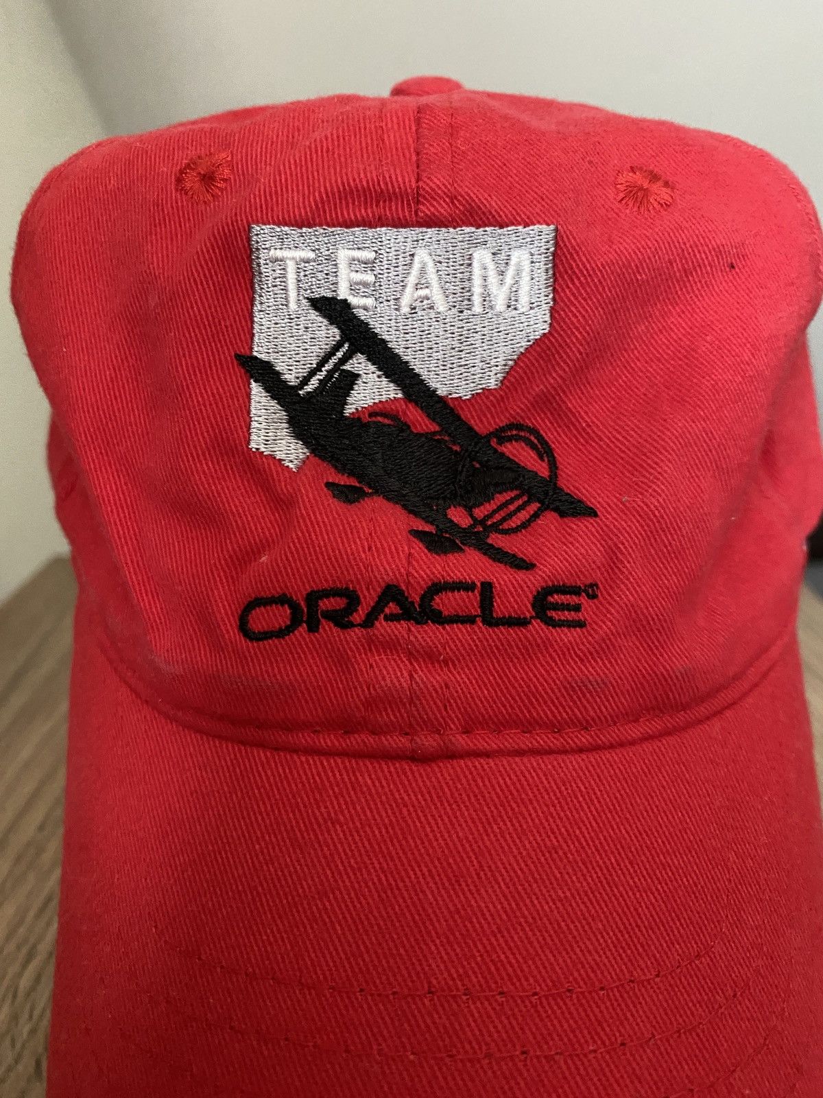 Vintage Vintage 90’s Team Oracle Biplane Airshow Dad Hat Strapback Size ONE SIZE - 2 Thumbnail