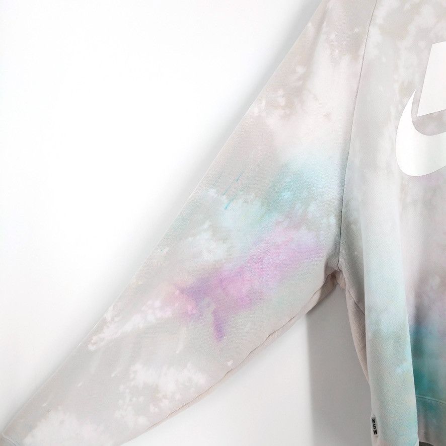 Nike Nike Custom Hand Bleached Tie Dye Box Logo Hoodie Size US XL / EU 56 / 4 - 2 Thumbnail