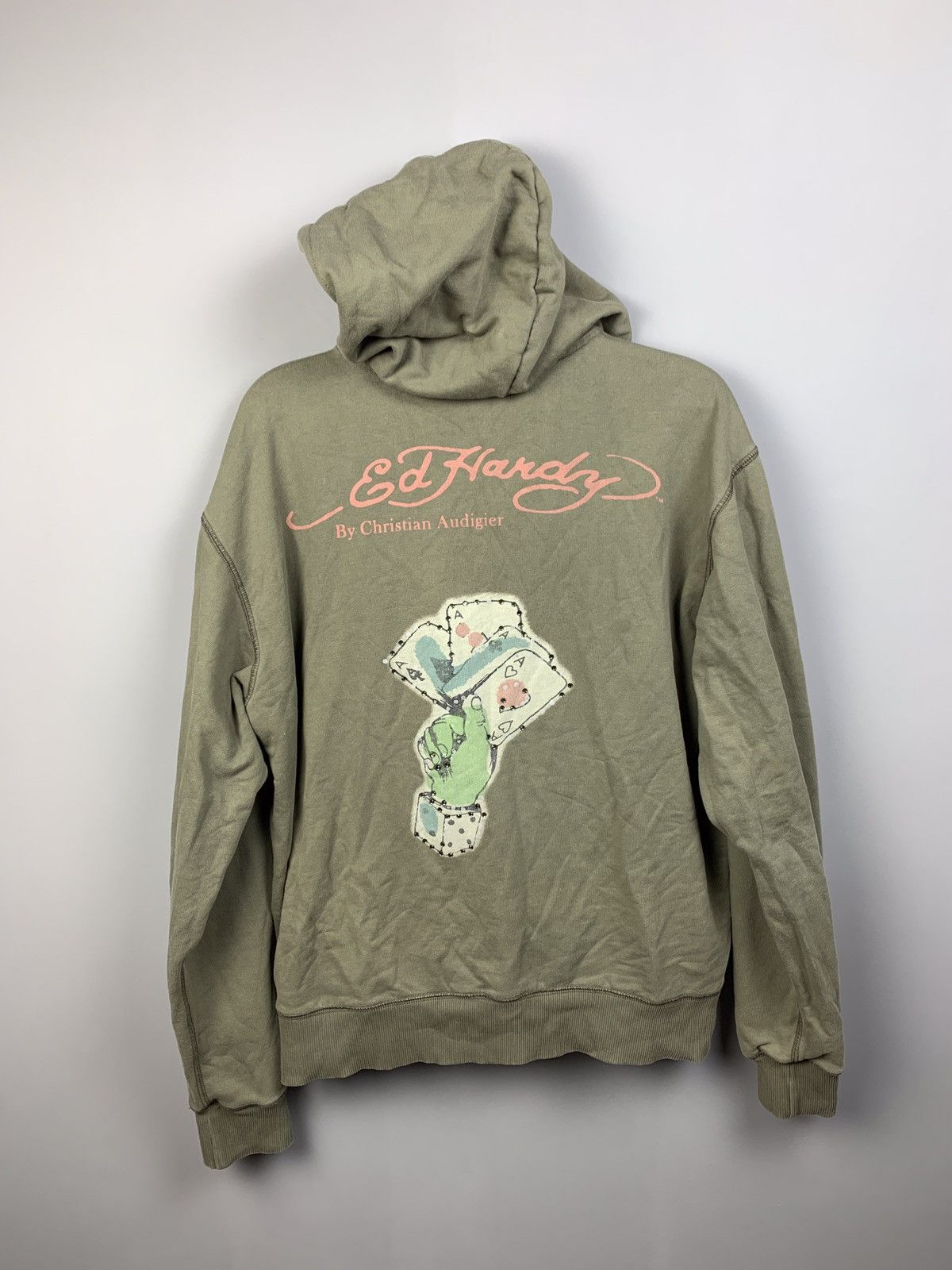 Christian Audigier × Ed Hardy × Vintage Ed Hardy vintage zip hoodie Size US XL / EU 56 / 4 - 2 Thumbnail