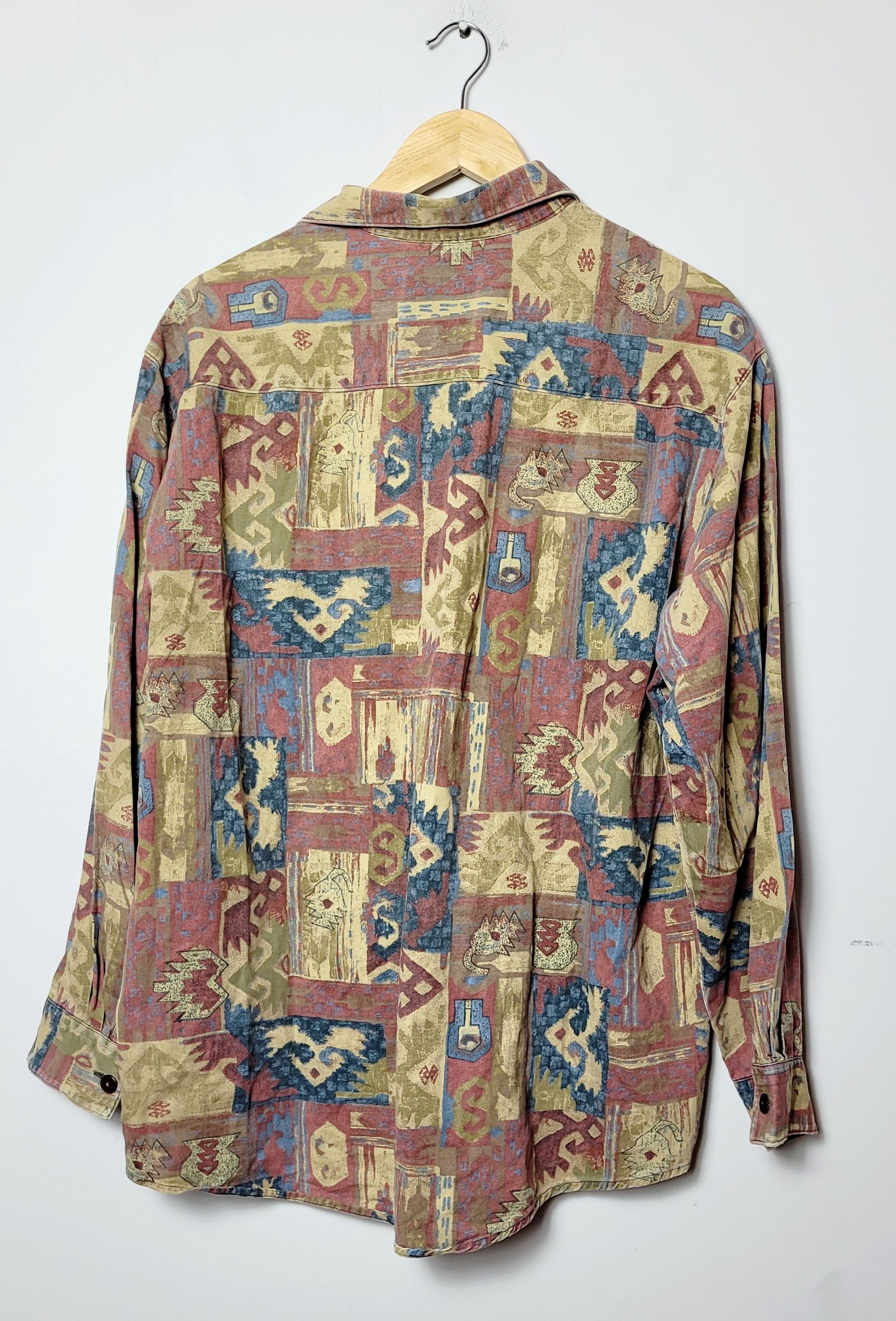 Native × Vintage abstract art vintage shirt Size US L / EU 52-54 / 3 - 3 Thumbnail