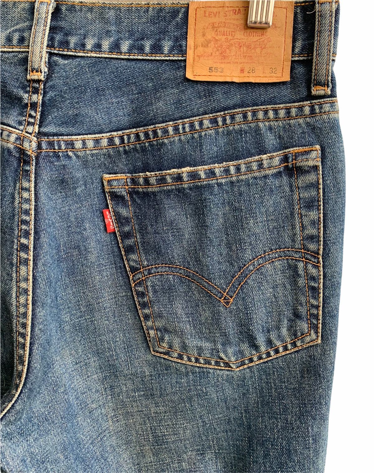 Levi's Vintage Levis 553 Denim Flares Jeans Pants - BS45853. Size US 32 / EU 48 - 6 Thumbnail