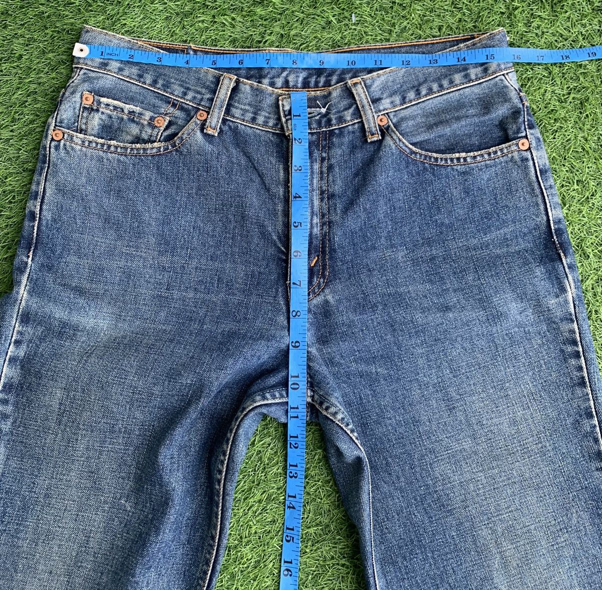 Levi's Vintage Levis 553 Denim Flares Jeans Pants - BS45853. Size US 32 / EU 48 - 13 Thumbnail