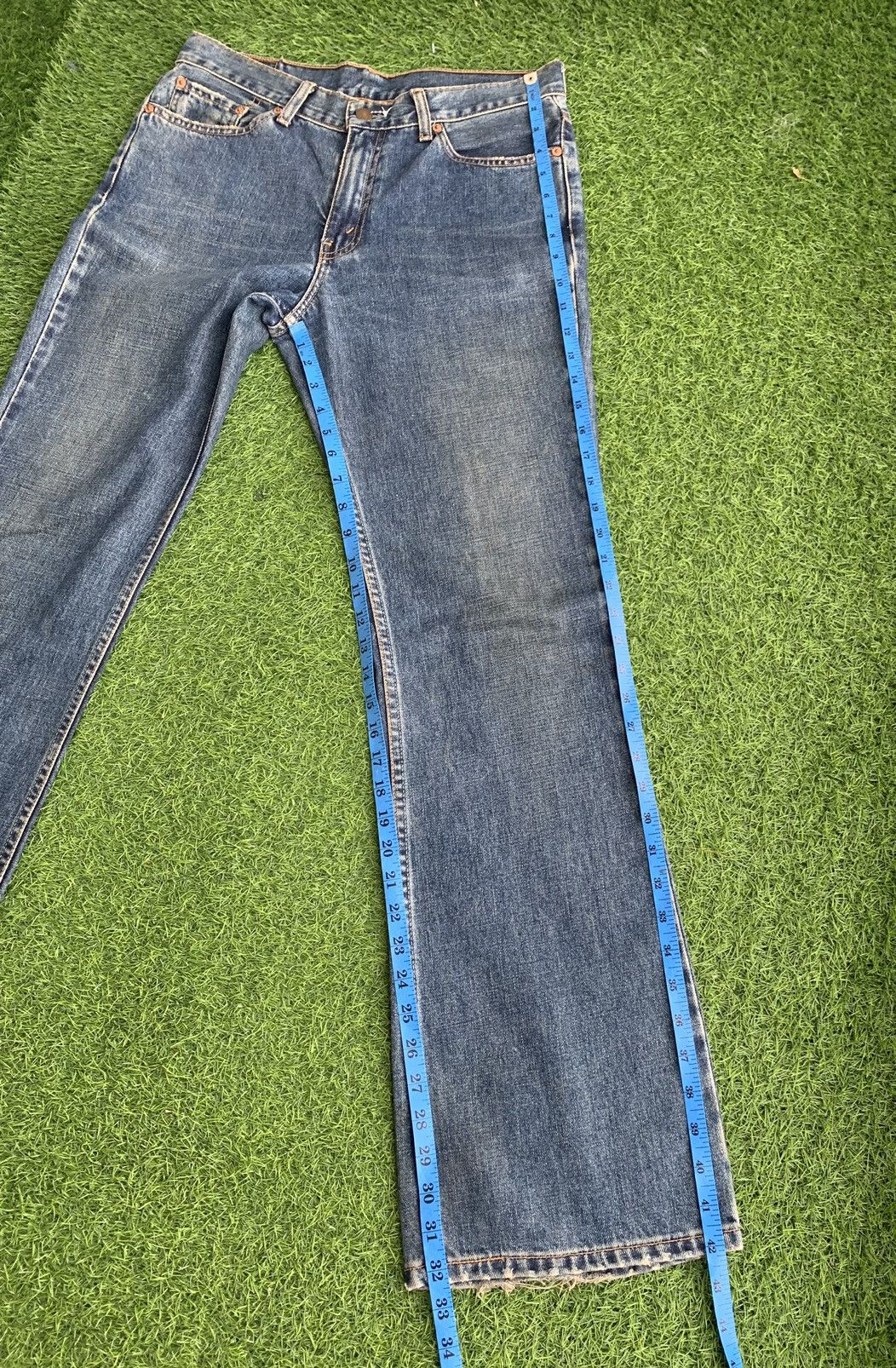 Levi's Vintage Levis 553 Denim Flares Jeans Pants - BS45853. Size US 32 / EU 48 - 15 Thumbnail