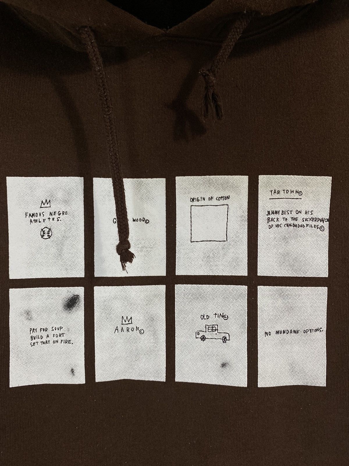Jean-Michel Basquiat Jean Michel Basquiat X Uniqlo Pop Art Hoodies BigLogo Design Size US M / EU 48-50 / 2 - 3 Thumbnail