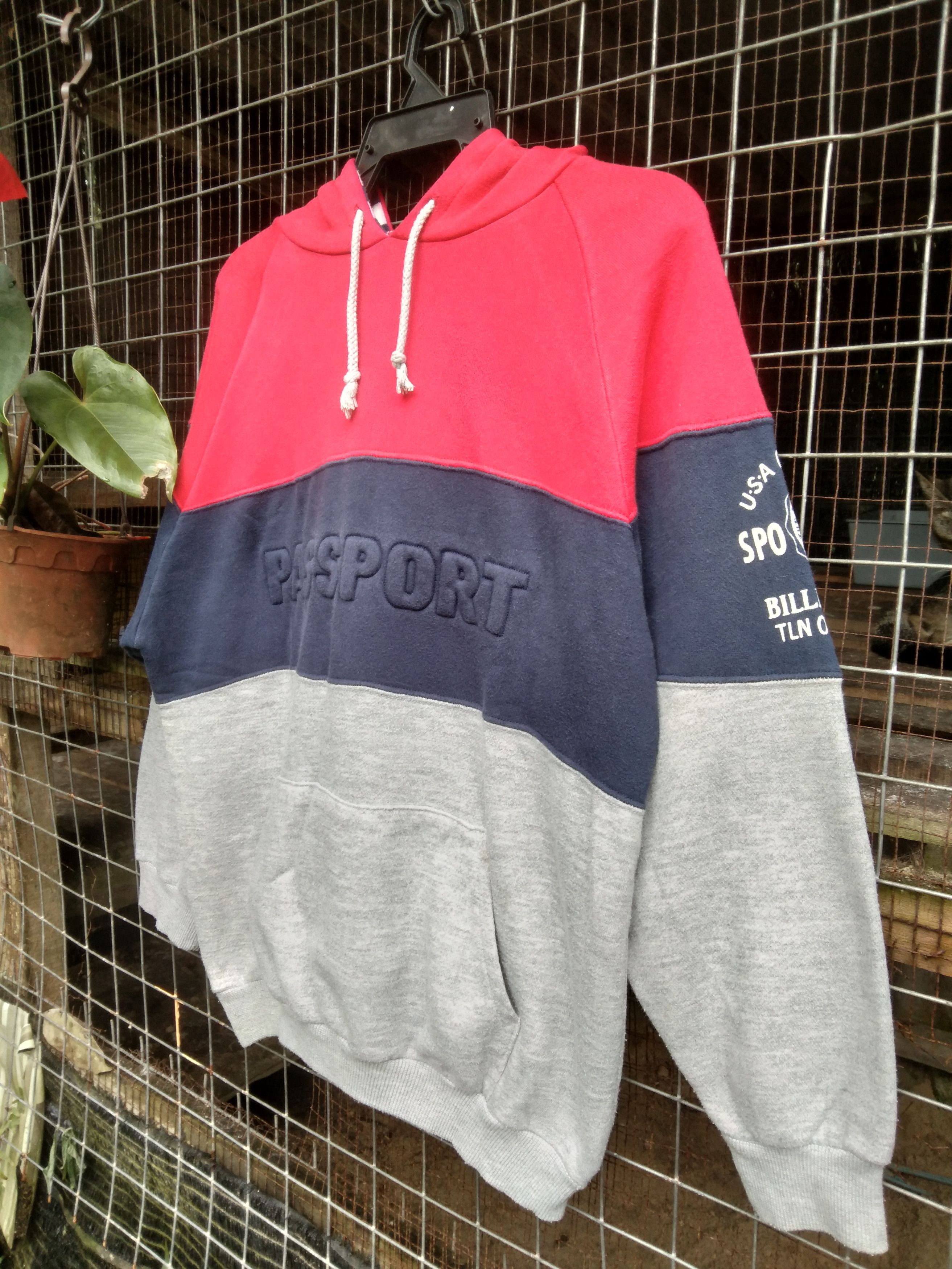 Passport × Vintage PASSPORT MEN'S SWEATSHIRT HOODIE Size US M / EU 48-50 / 2 - 12 Thumbnail