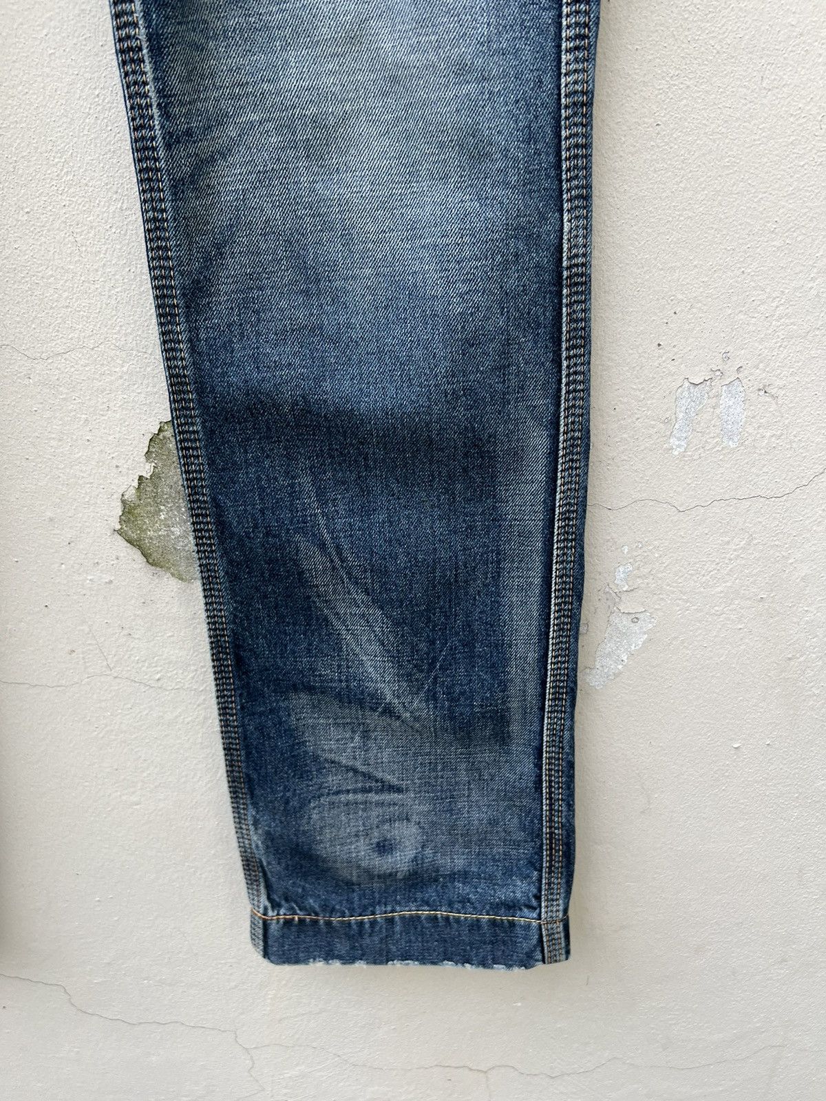 Shellac Vintage Acoustic Japan Fade Blue Denim Flare Jeans Bush Pant Size US 32 / EU 48 - 16 Thumbnail