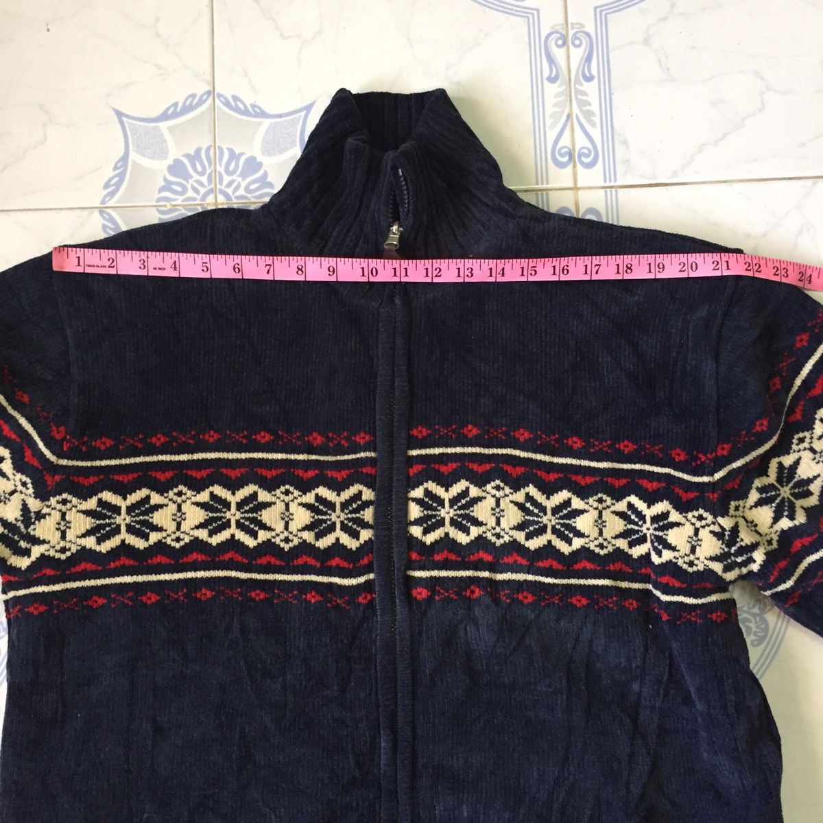 Japanese Brand Navajo Style Thick Sweater Zipper Jacket Size US L / EU 52-54 / 3 - 20 Thumbnail
