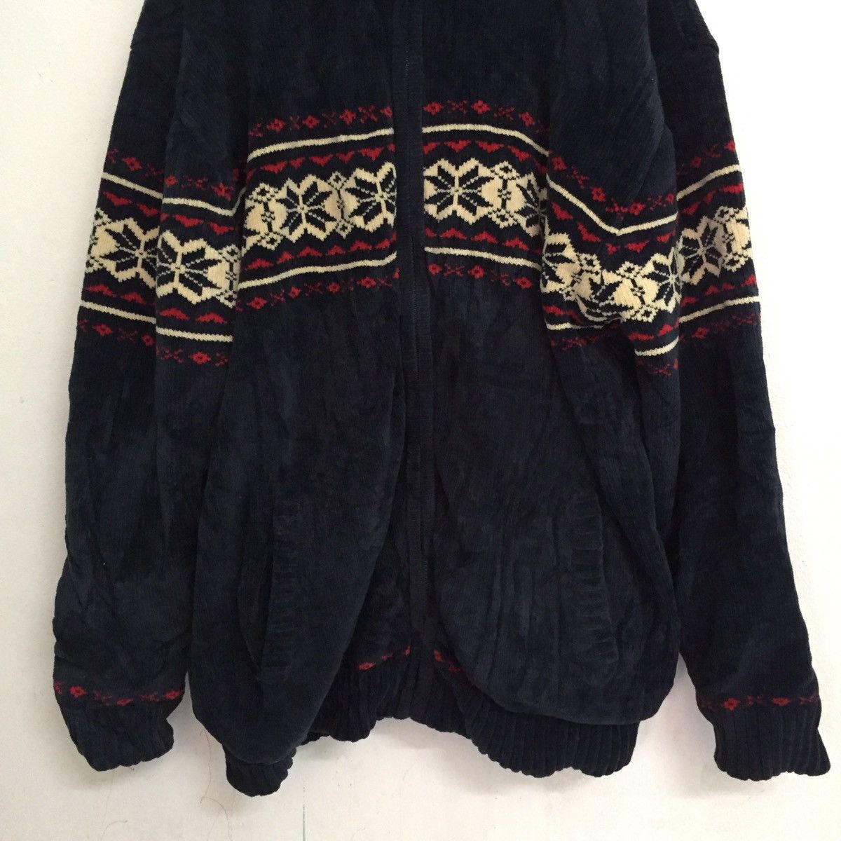 Japanese Brand Navajo Style Thick Sweater Zipper Jacket Size US L / EU 52-54 / 3 - 3 Thumbnail