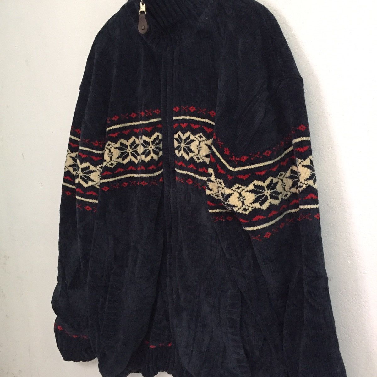 Japanese Brand Navajo Style Thick Sweater Zipper Jacket Size US L / EU 52-54 / 3 - 5 Thumbnail