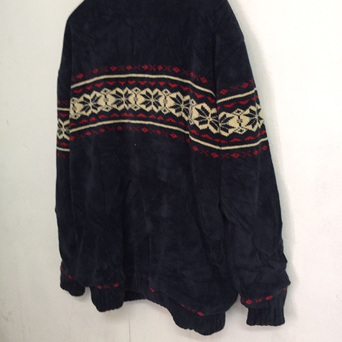 Japanese Brand Navajo Style Thick Sweater Zipper Jacket Size US L / EU 52-54 / 3 - 7 Thumbnail