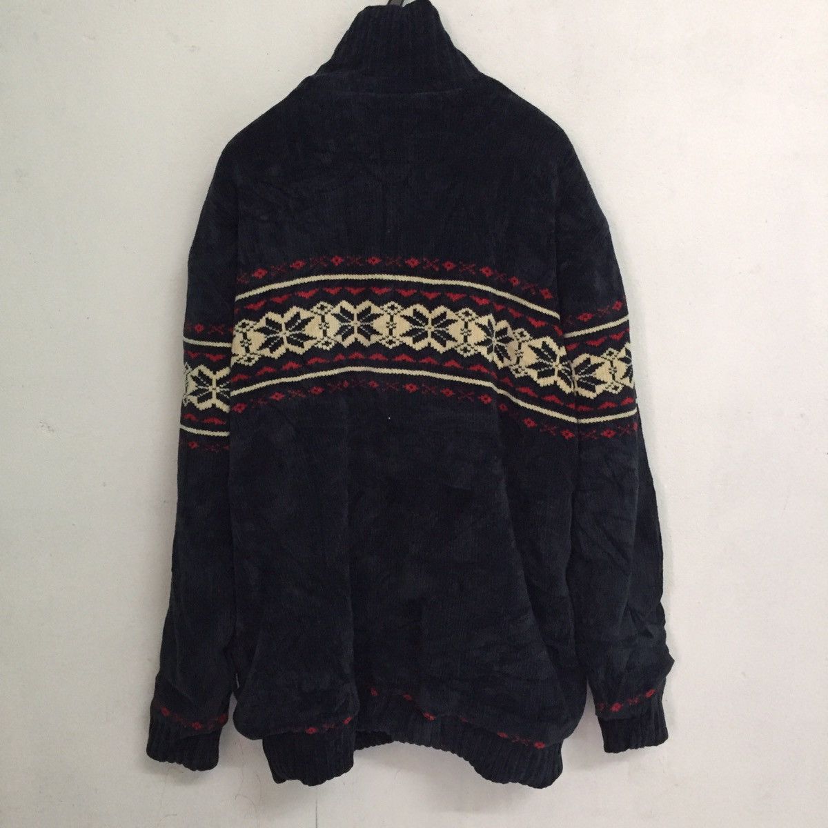 Japanese Brand Navajo Style Thick Sweater Zipper Jacket Size US L / EU 52-54 / 3 - 6 Thumbnail