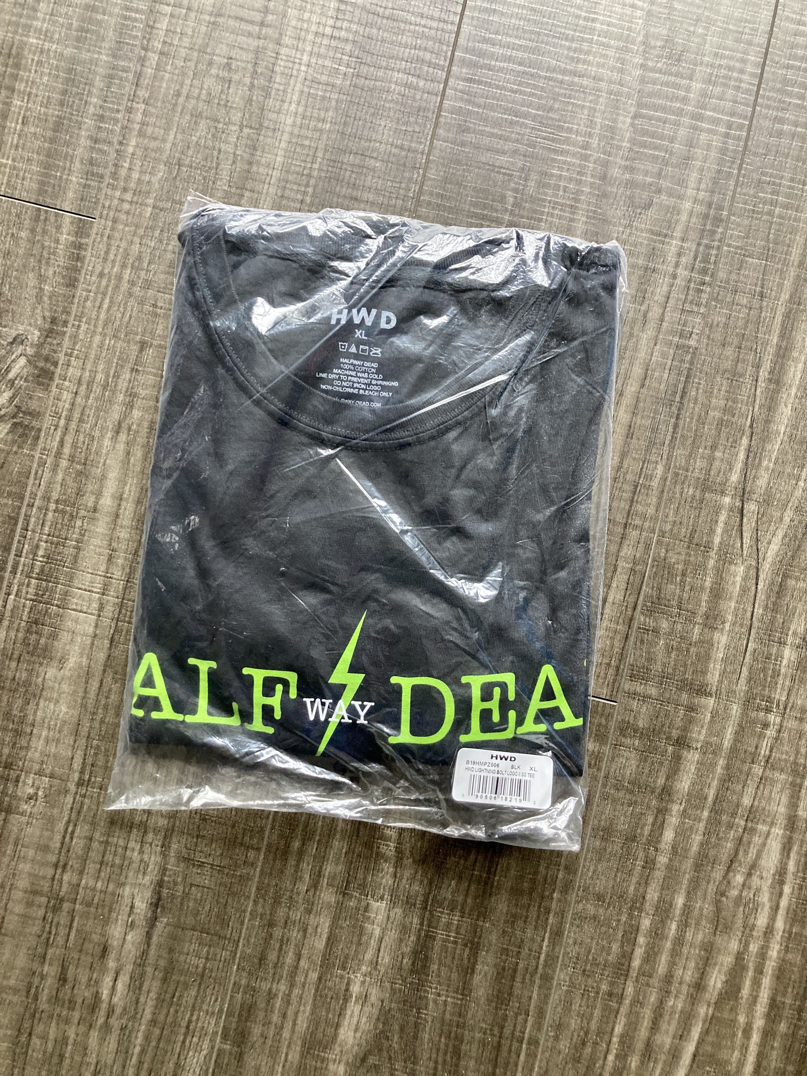HWD Halfway Dead Lightning Bolt tee