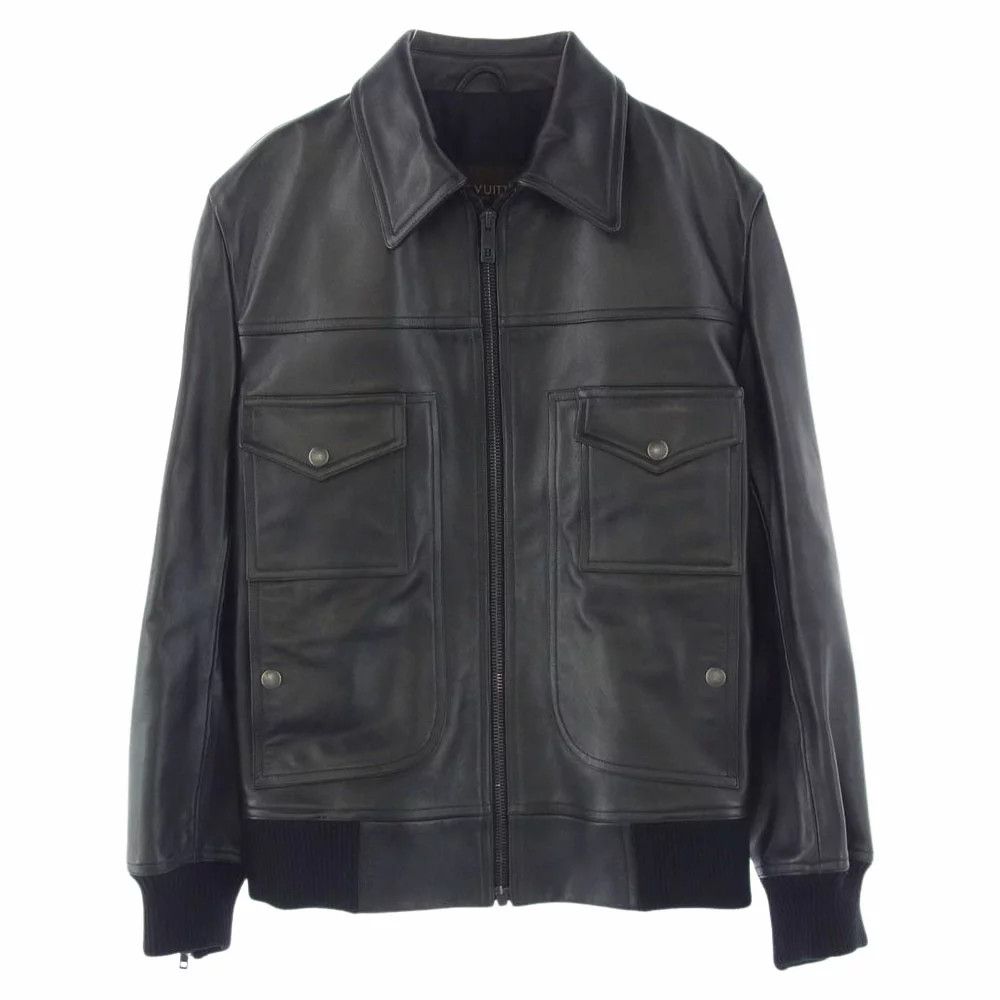 Louis Vuitton Louis Vuitton Calfskin Leather Jacket Grailed