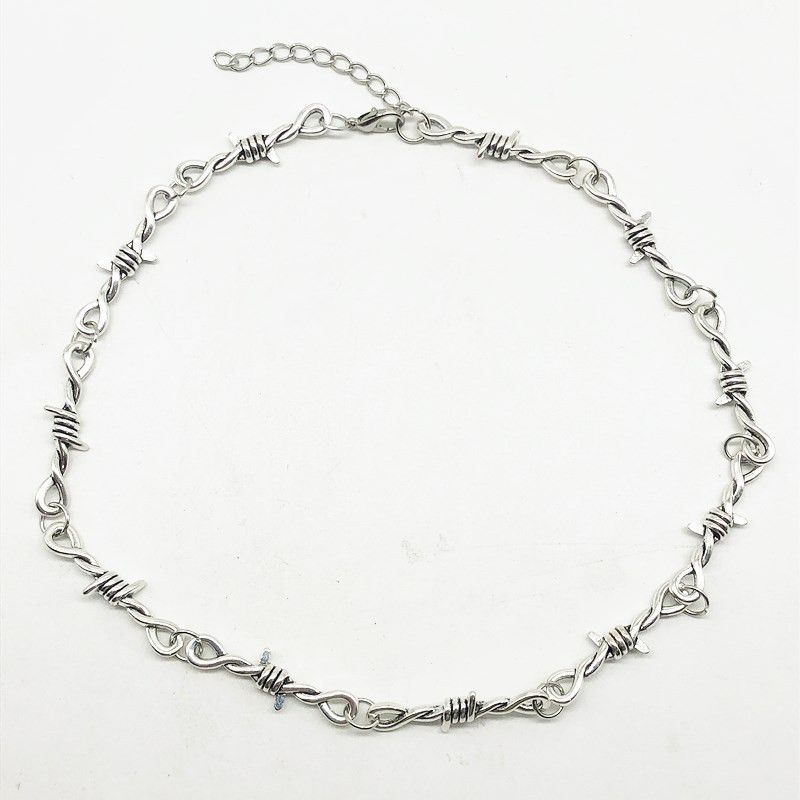 Handmade Wire Thorn Chain Necklace Size ONE SIZE - 4 Thumbnail