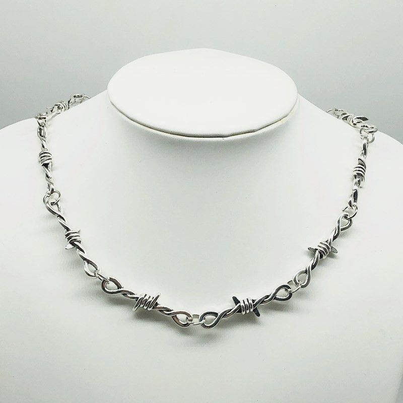 Handmade Wire Thorn Chain Necklace Size ONE SIZE - 1 Thumbnail