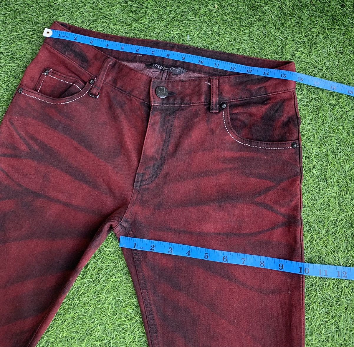 Japanese Brand Japanese Style Wild Party Jeans Size US 30 / EU 46 - 14 Thumbnail