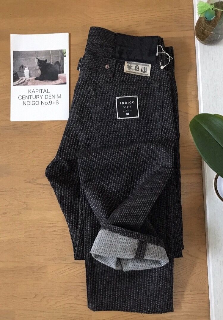 Kapital × Kapital Kountry KAPITAL Century Monkey Cisco “Mud dye” Denim No.9+S Size US 32 / EU 48 - 5 Thumbnail