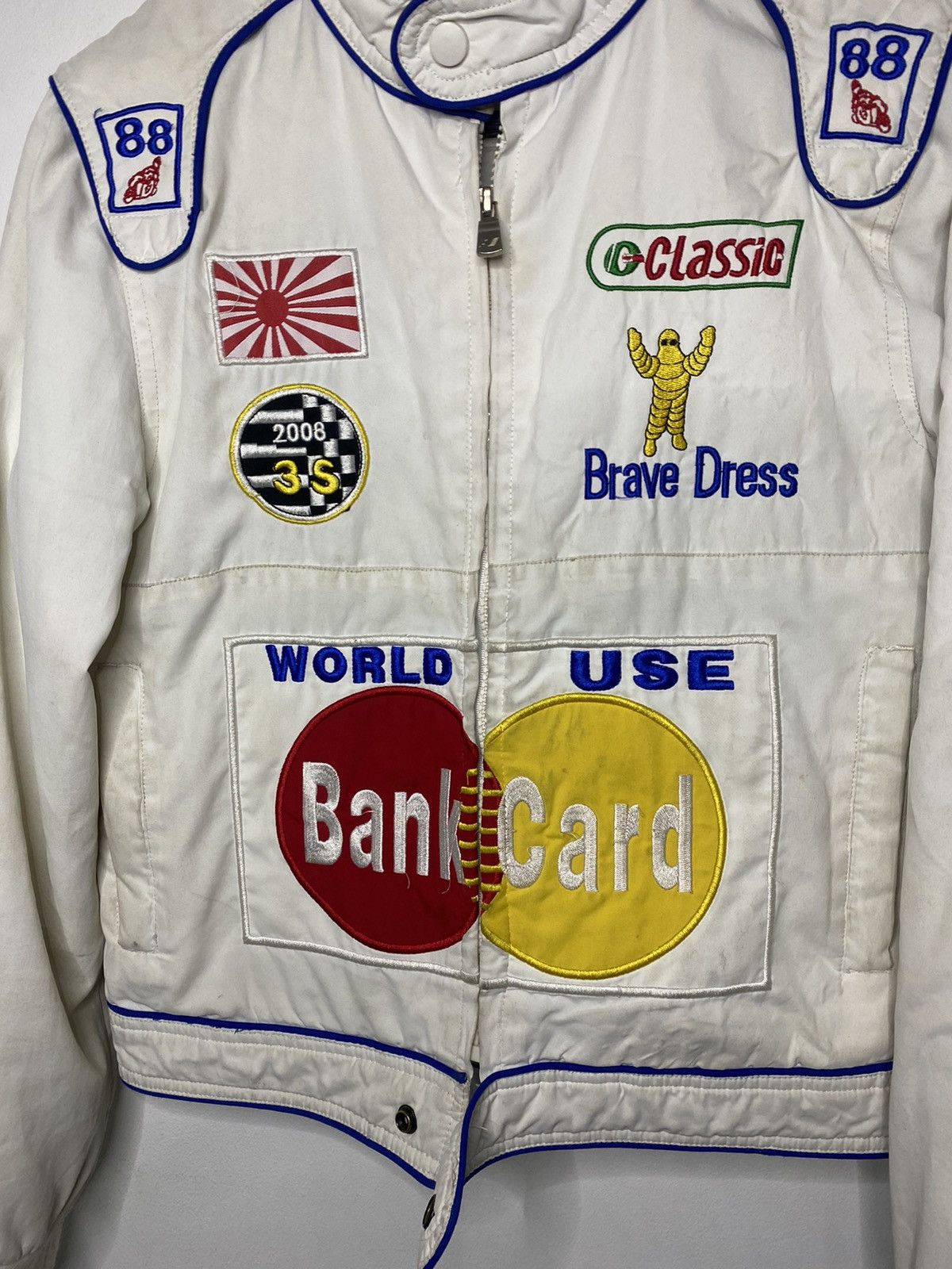 Formula 1 × Vintage Race Car Vintage Racing Jacket World USE Bank Card Size US S / EU 44-46 / 1 - 3 Thumbnail