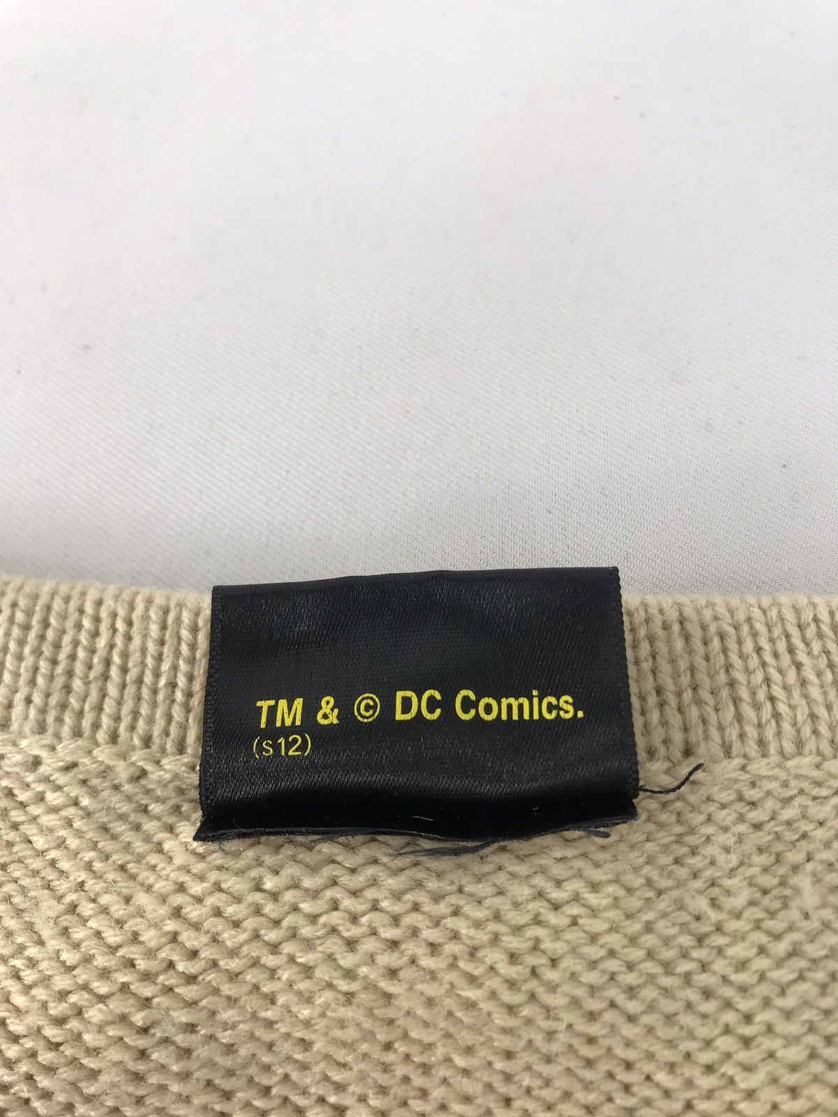 DC Comics DC Comic Batman Superhero Character Knitwear Big Logo Size M / US 6-8 / IT 42-44 - 4 Thumbnail