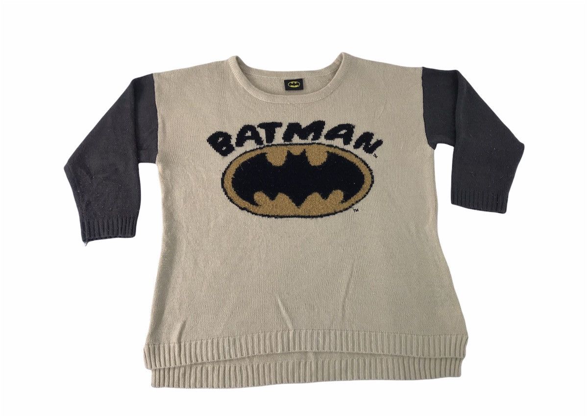 DC Comics DC Comic Batman Superhero Character Knitwear Big Logo Size M / US 6-8 / IT 42-44 - 1 Thumbnail