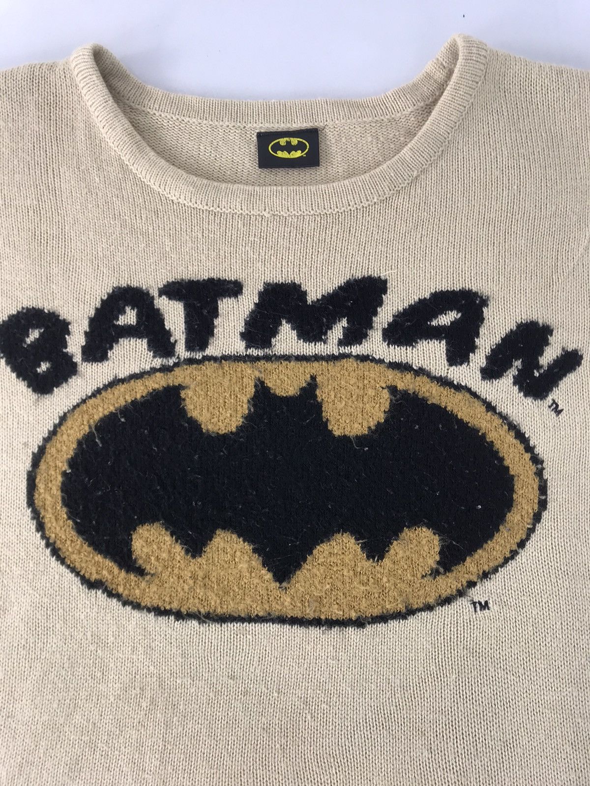 DC Comics DC Comic Batman Superhero Character Knitwear Big Logo Size M / US 6-8 / IT 42-44 - 2 Thumbnail