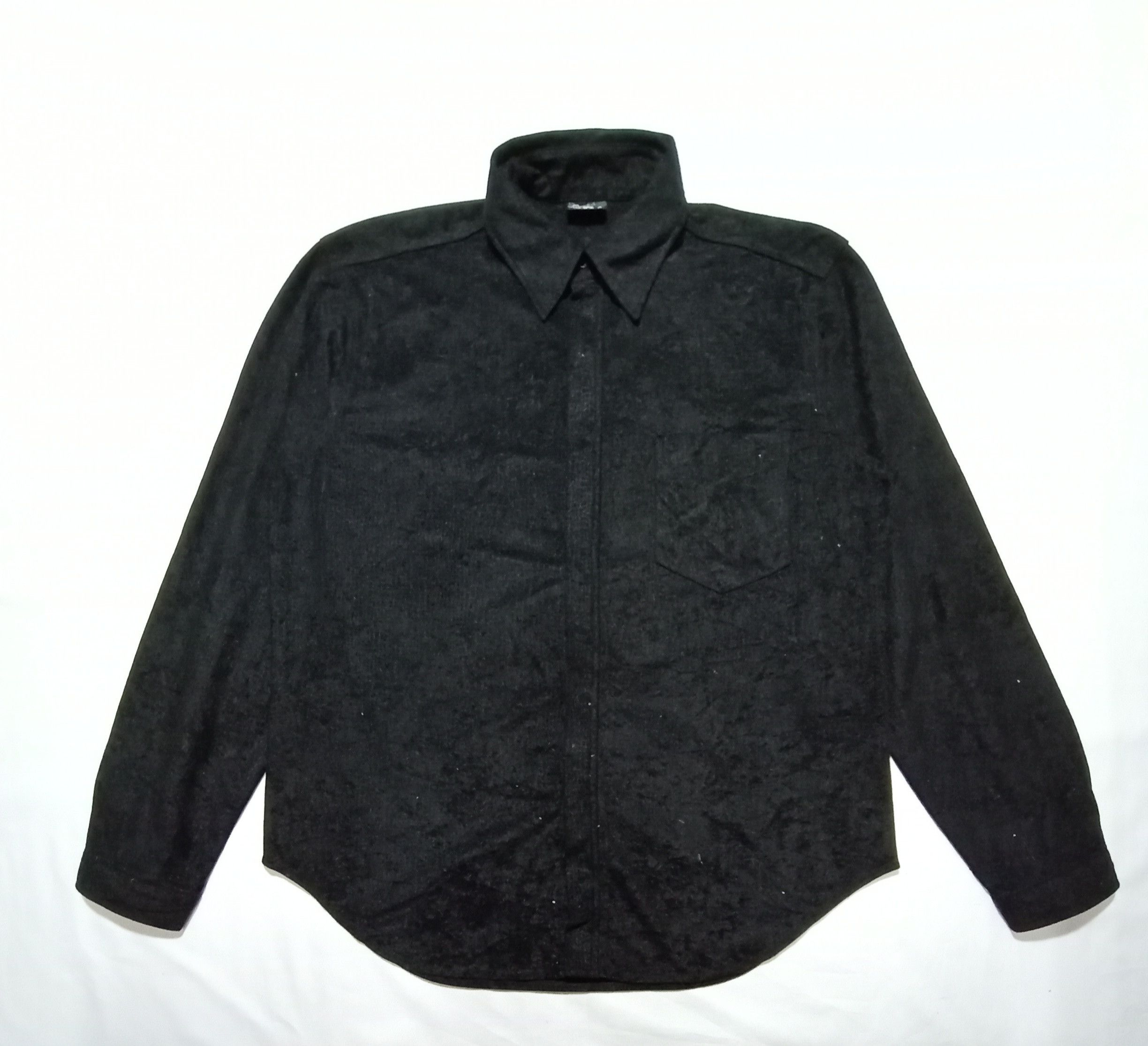 Designer Dr. Martens Button Up Shirt Black Color Medium Size Size US M / EU 48-50 / 2 - 1 Thumbnail