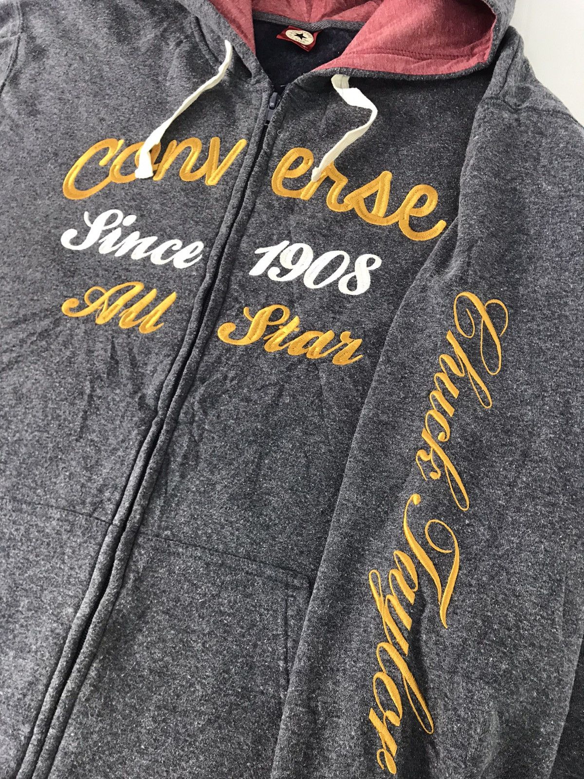 Converse Converse All Star Chuck Taylor Embroidery Logo Brand Hoodie Size US XL / EU 56 / 4 - 3 Thumbnail