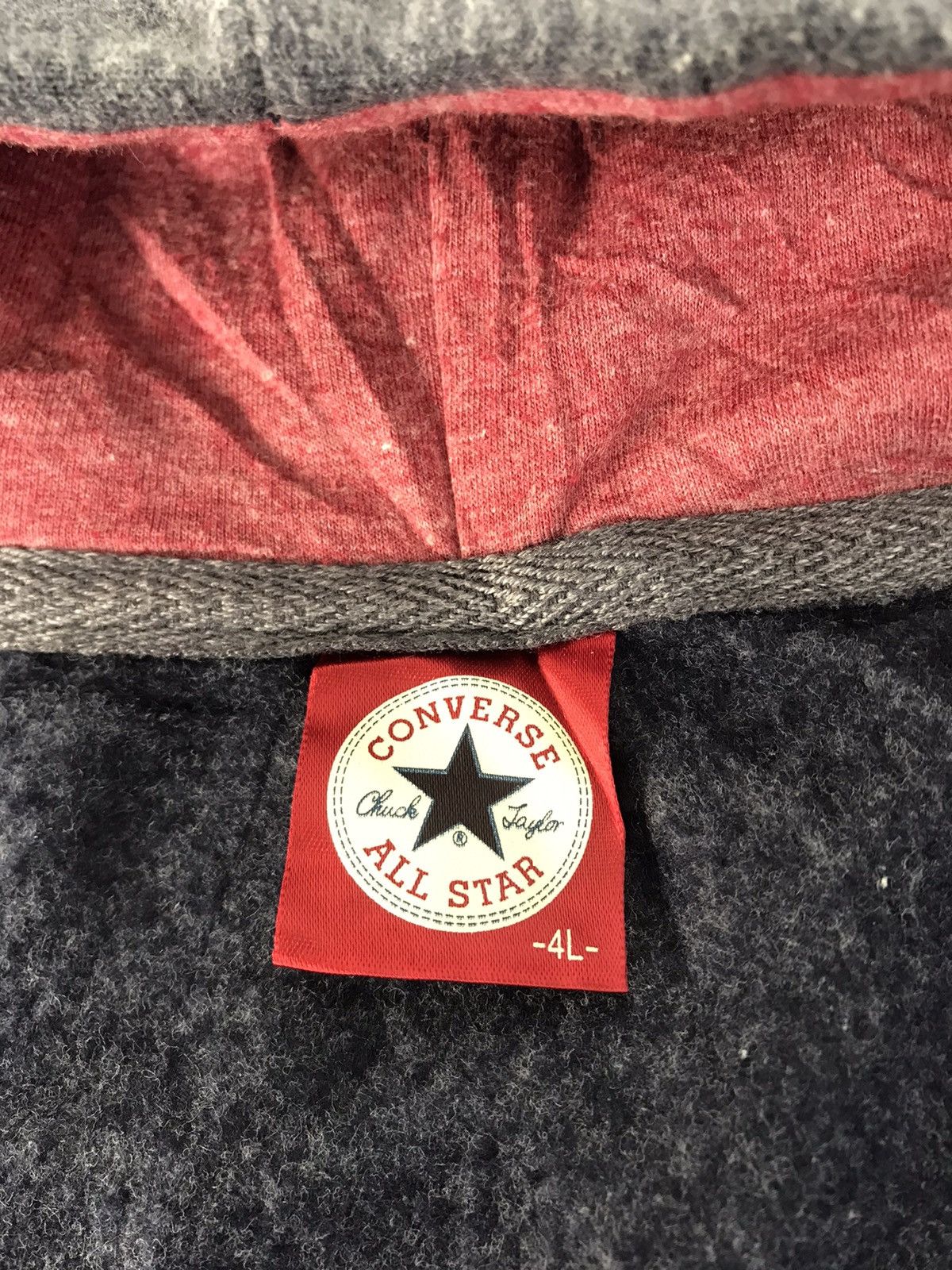 Converse Converse All Star Chuck Taylor Embroidery Logo Brand Hoodie Size US XL / EU 56 / 4 - 5 Thumbnail