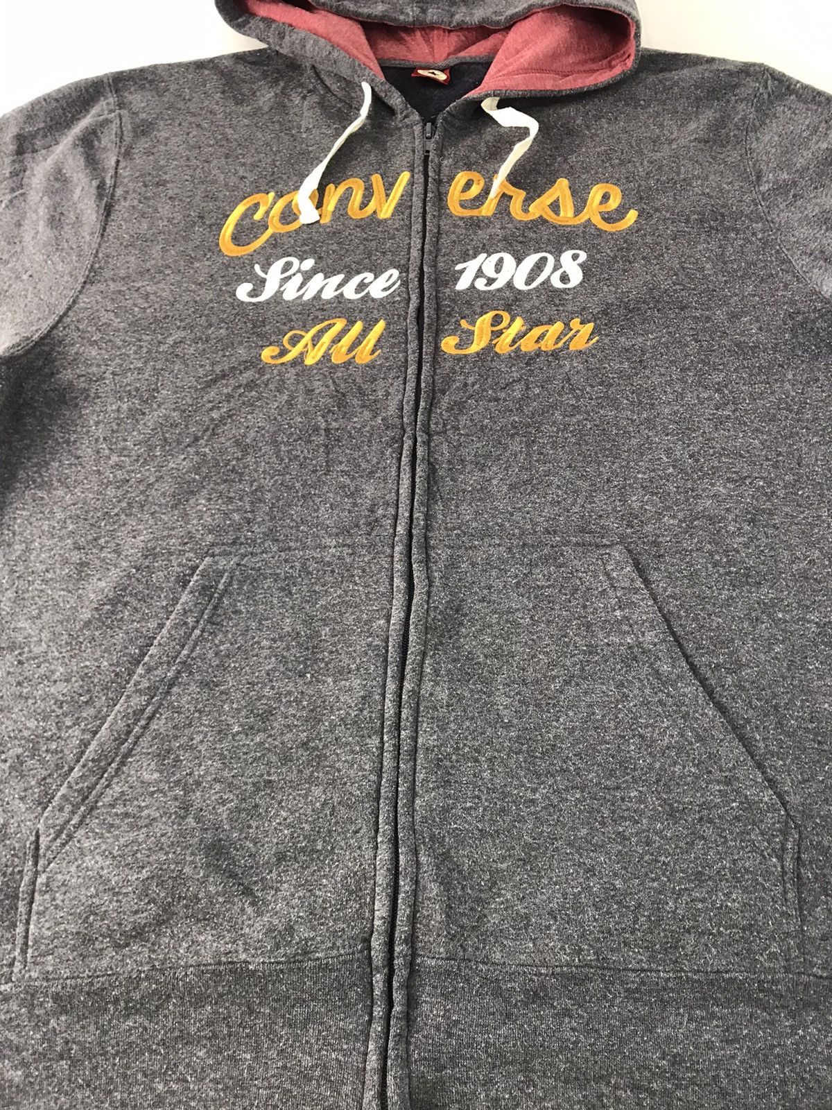 Converse Converse All Star Chuck Taylor Embroidery Logo Brand Hoodie Size US XL / EU 56 / 4 - 2 Thumbnail