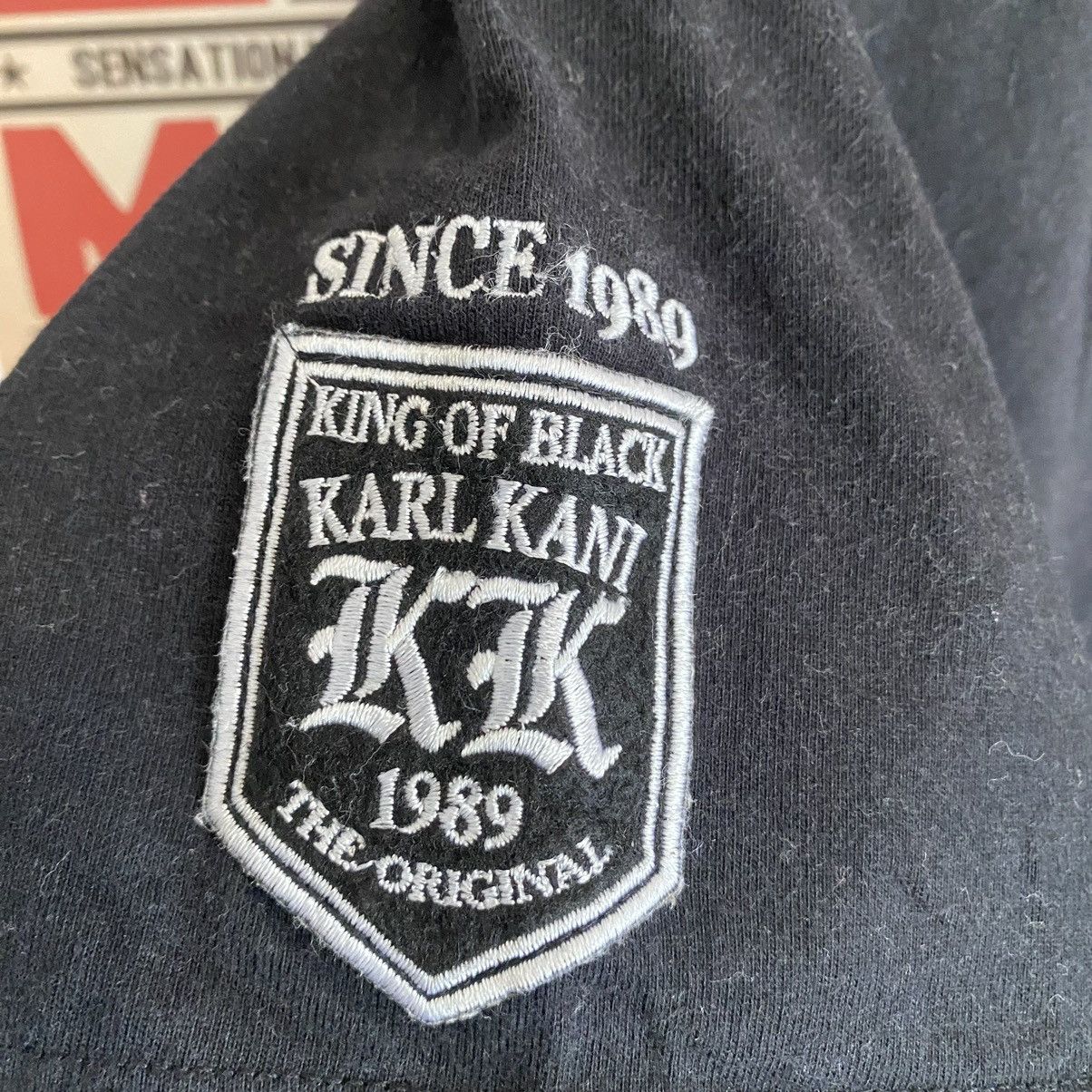 Vintage Vintage Karl Kani Spell Out Black T-Shirt Size US S / EU 44-46 / 1 - 4 Thumbnail