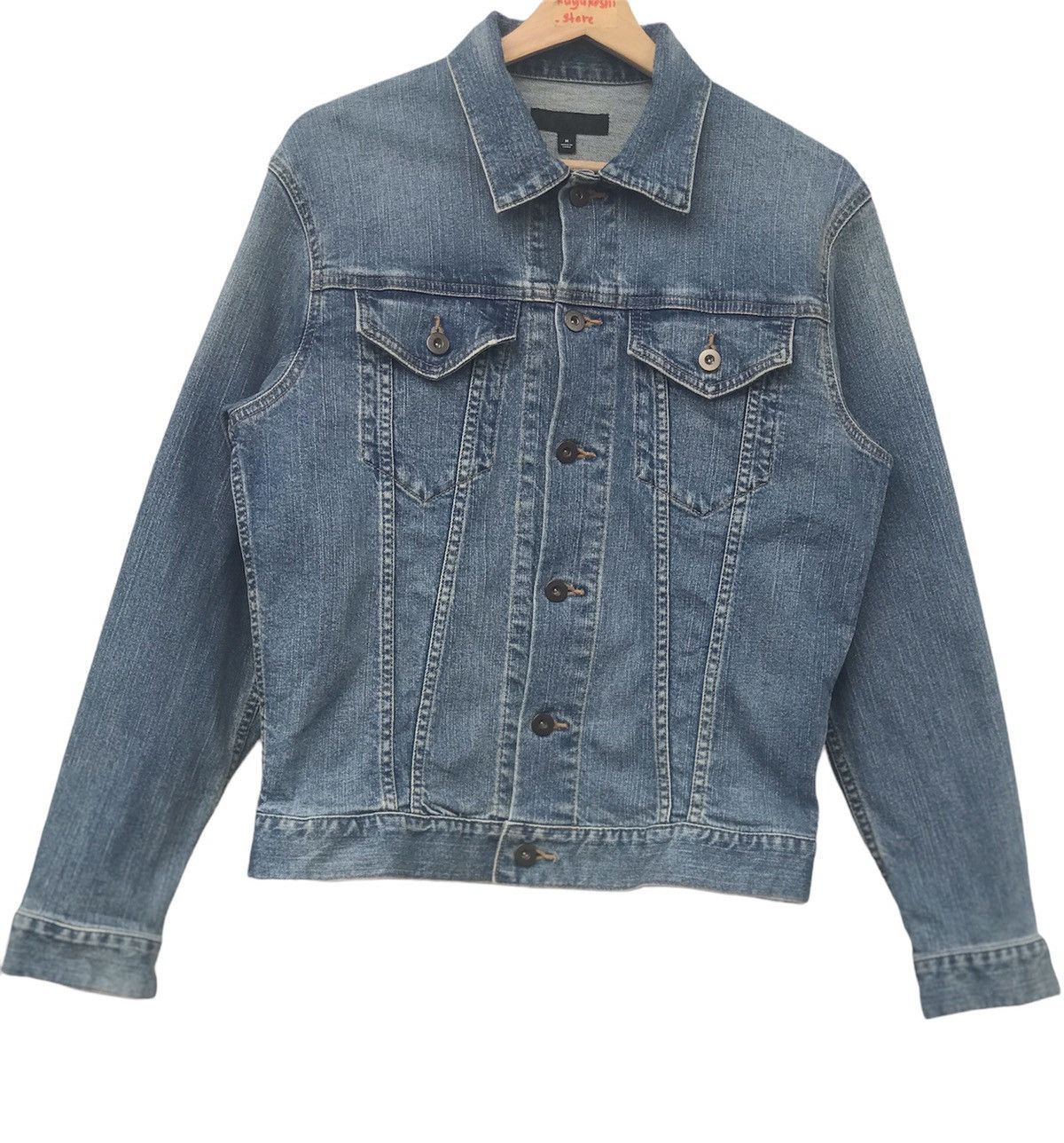 Japanese Brand × Uniqlo Denim Jacket By Uniqlo Size US S / EU 44-46 / 1 - 1 Thumbnail