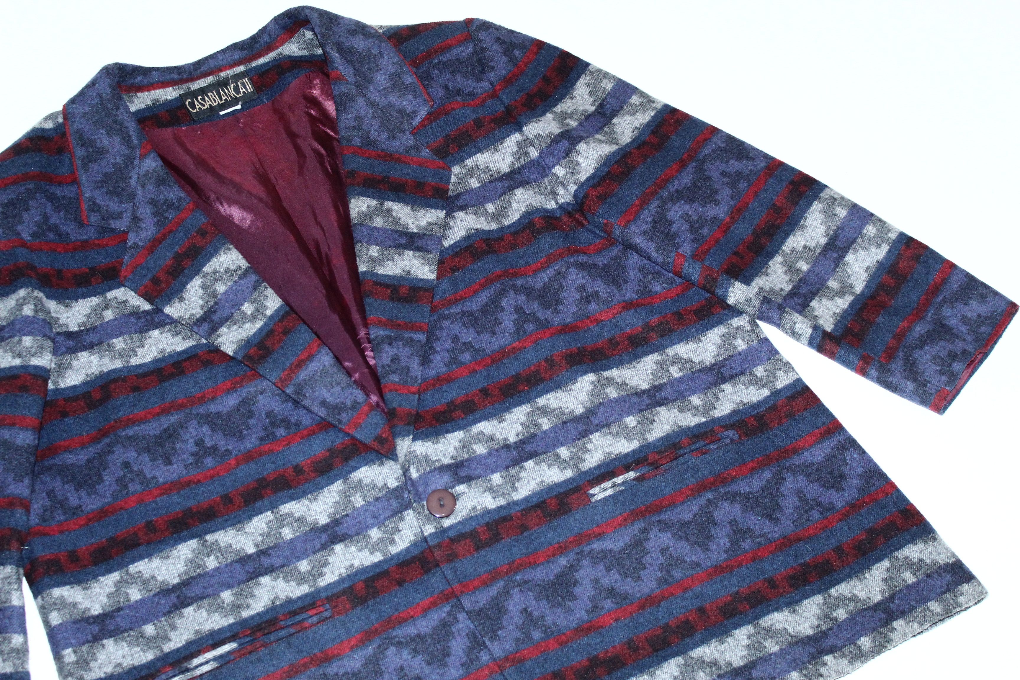 Casablanca 💥 RARE VTG 💥 Casablanca Native Navajo Baggy Coat Size US XL / EU 56 / 4 - 4 Thumbnail