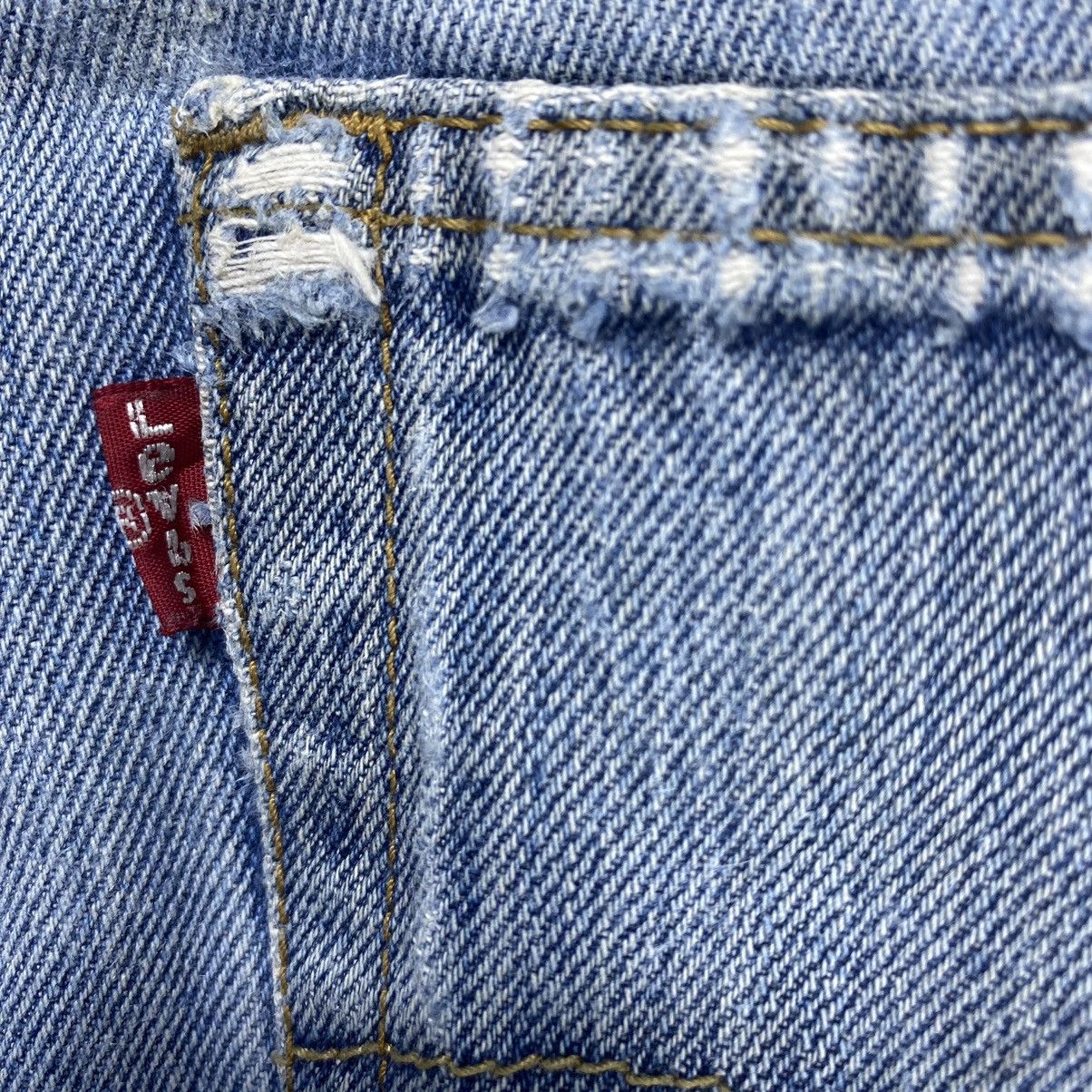 Levi's Vintage Levi’s 501 Distressed Denim 34x29 Size US 34 / EU 50 - 13 Thumbnail