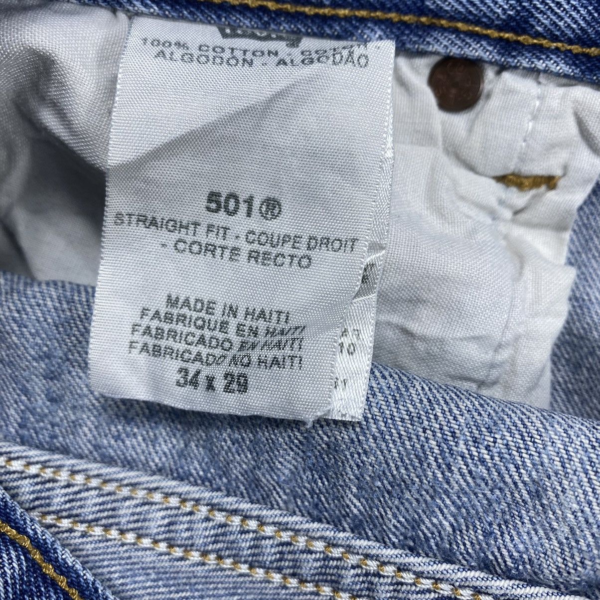 Levi's Vintage Levi’s 501 Distressed Denim 34x29 Size US 34 / EU 50 - 14 Thumbnail