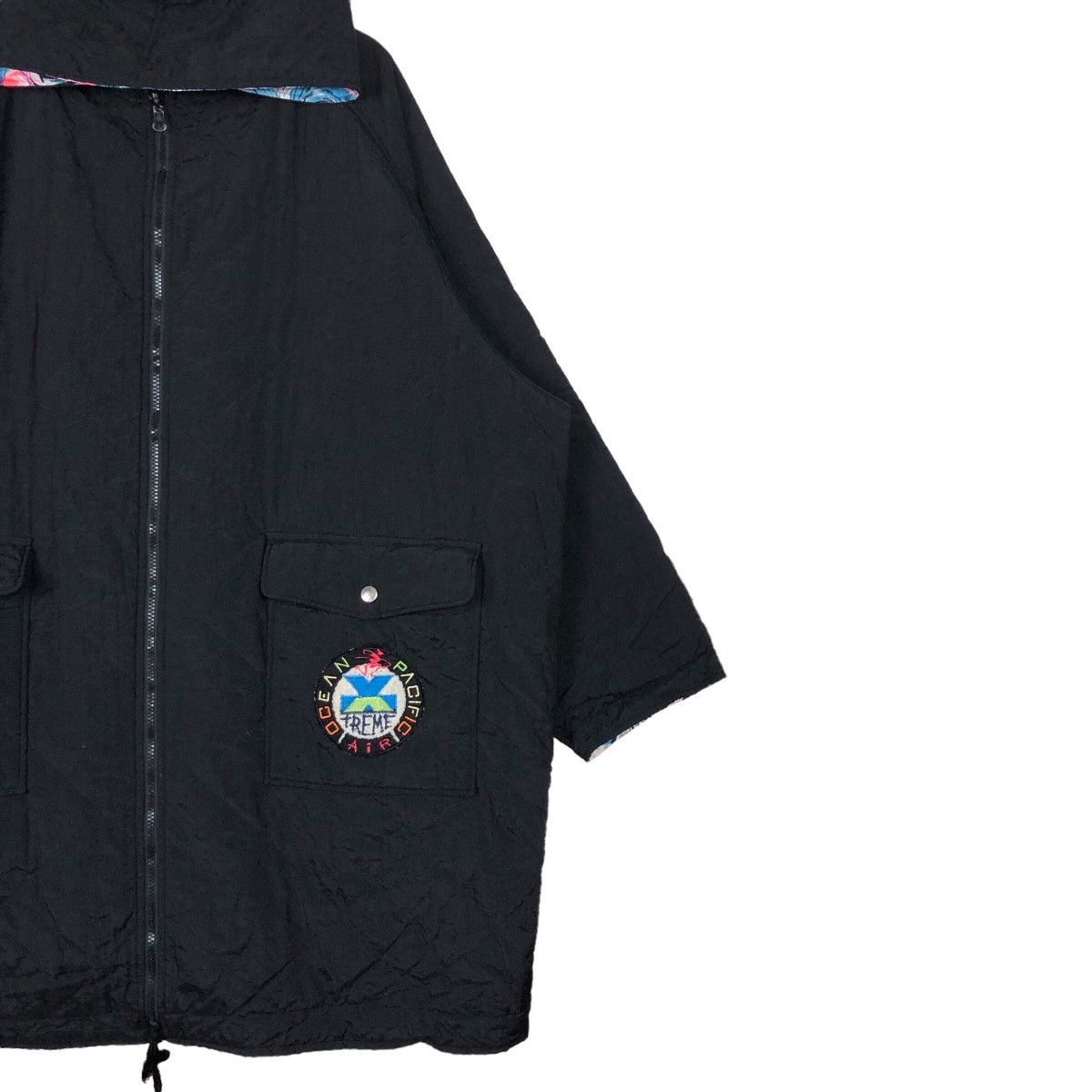 Designer Vintage Ocean Pacific Extreme Air Zipper Reversible Hoodie Size US L / EU 52-54 / 3 - 11 Thumbnail