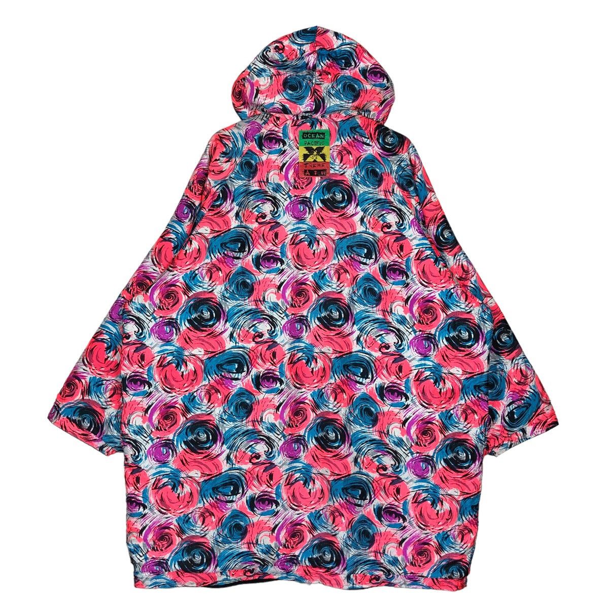 Designer Vintage Ocean Pacific Extreme Air Zipper Reversible Hoodie Size US L / EU 52-54 / 3 - 4 Thumbnail