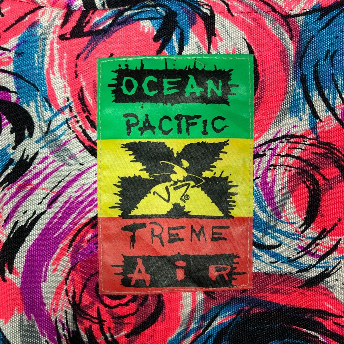Designer Vintage Ocean Pacific Extreme Air Zipper Reversible Hoodie Size US L / EU 52-54 / 3 - 6 Thumbnail