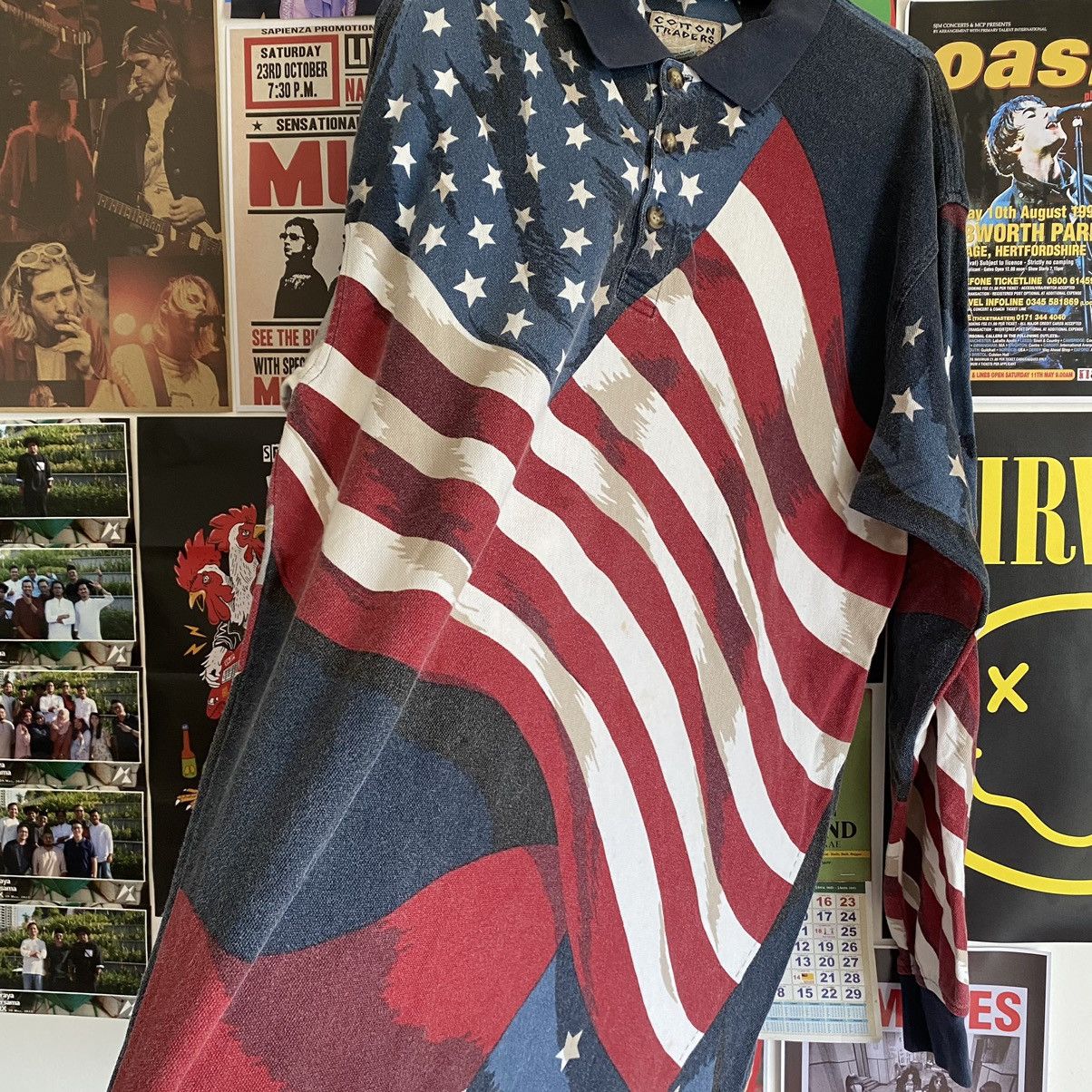 Cotton Traders Vintage Cotton Traders United State of America Flag Full Size US L / EU 52-54 / 3 - 3 Thumbnail