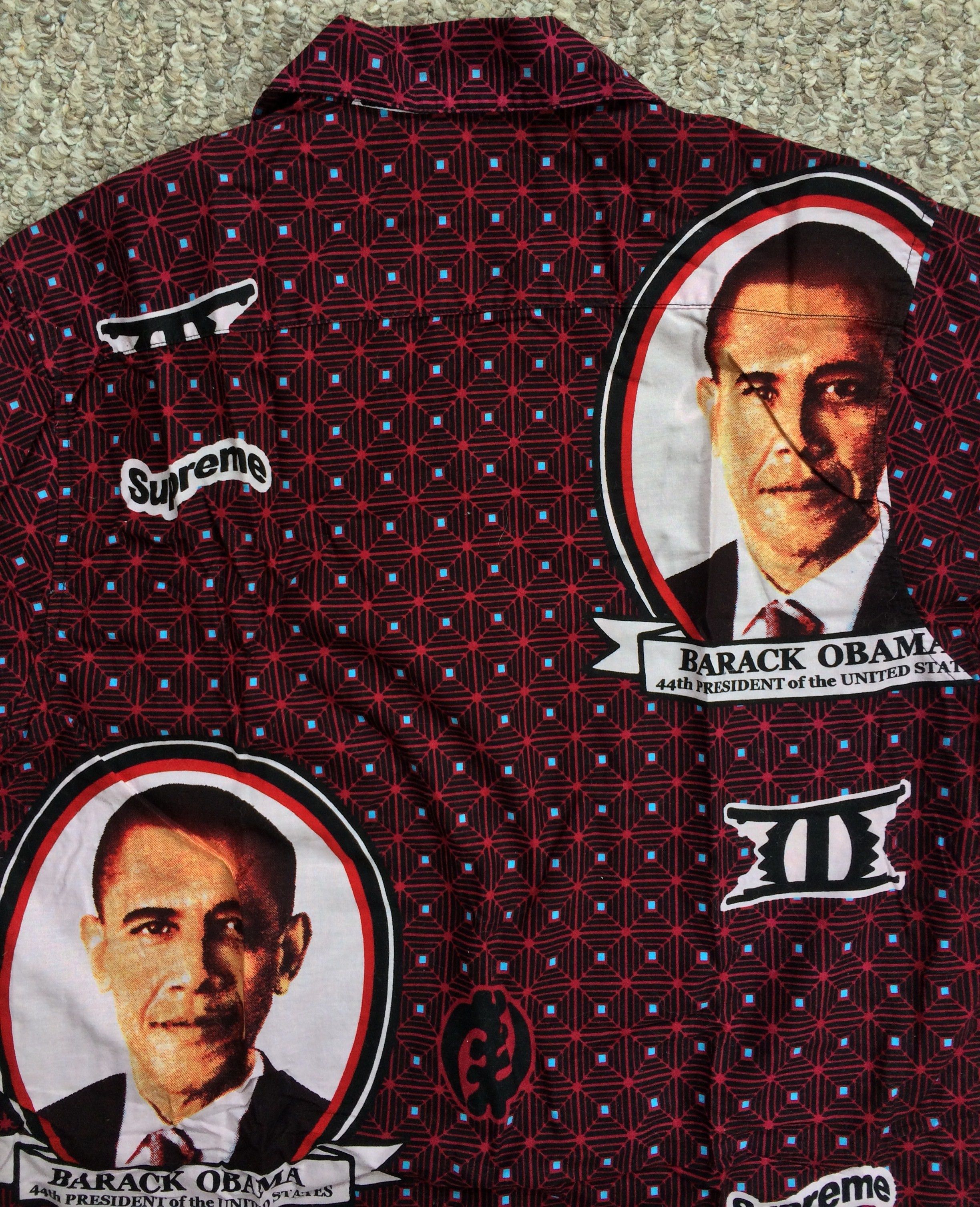 Supreme S/S 2017 Supreme x Obama Button Up Shirt size small Size US S / EU 44-46 / 1 - 5 Thumbnail