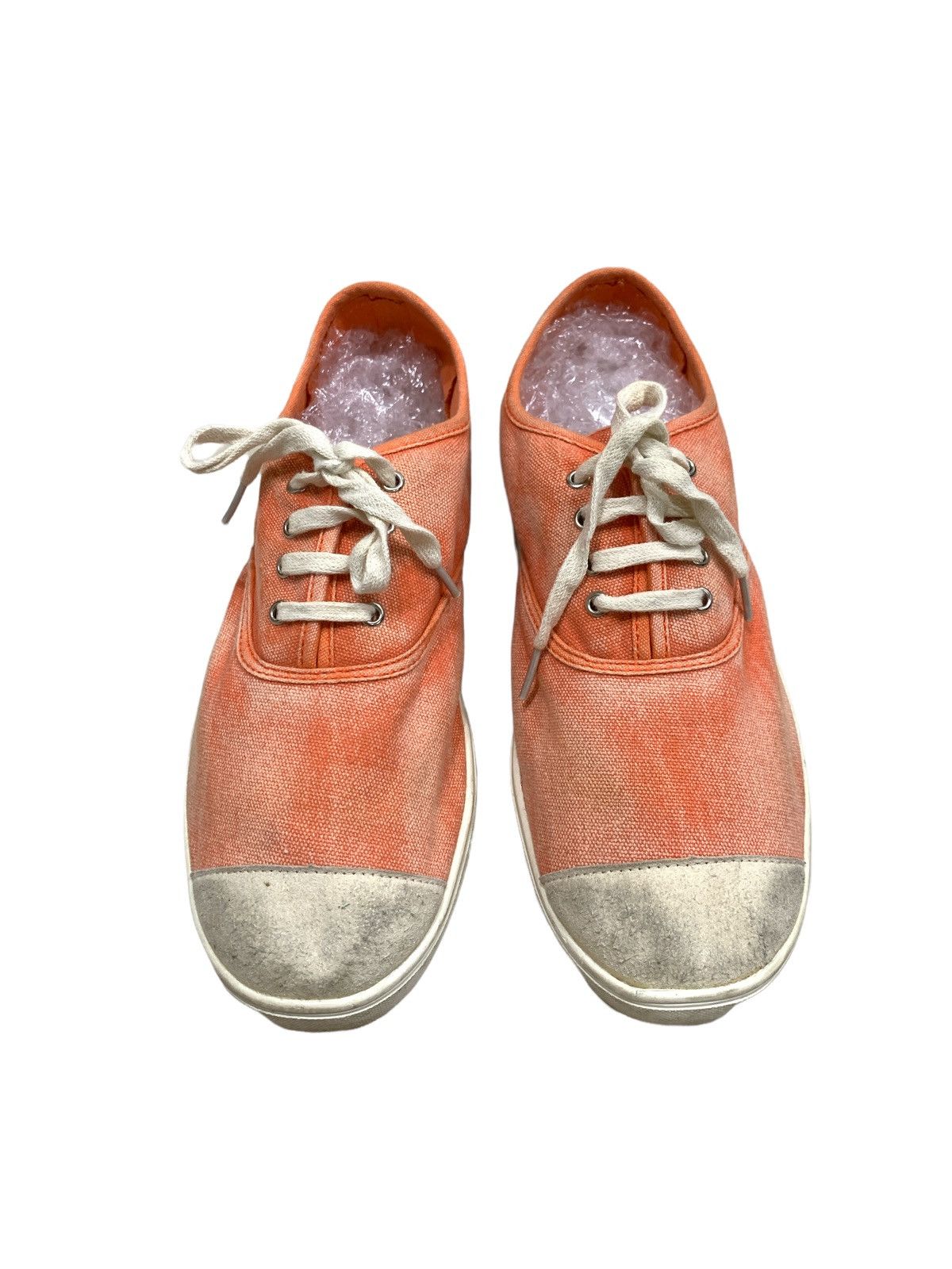 Issey Miyake × Vintage × mercibeaucoup VINTAGE MERCIBEAUCOUP ISSEY MIYAKE DISTRESSED CANVAS SHOES Size US 7 / EU 40 - 2 Thumbnail