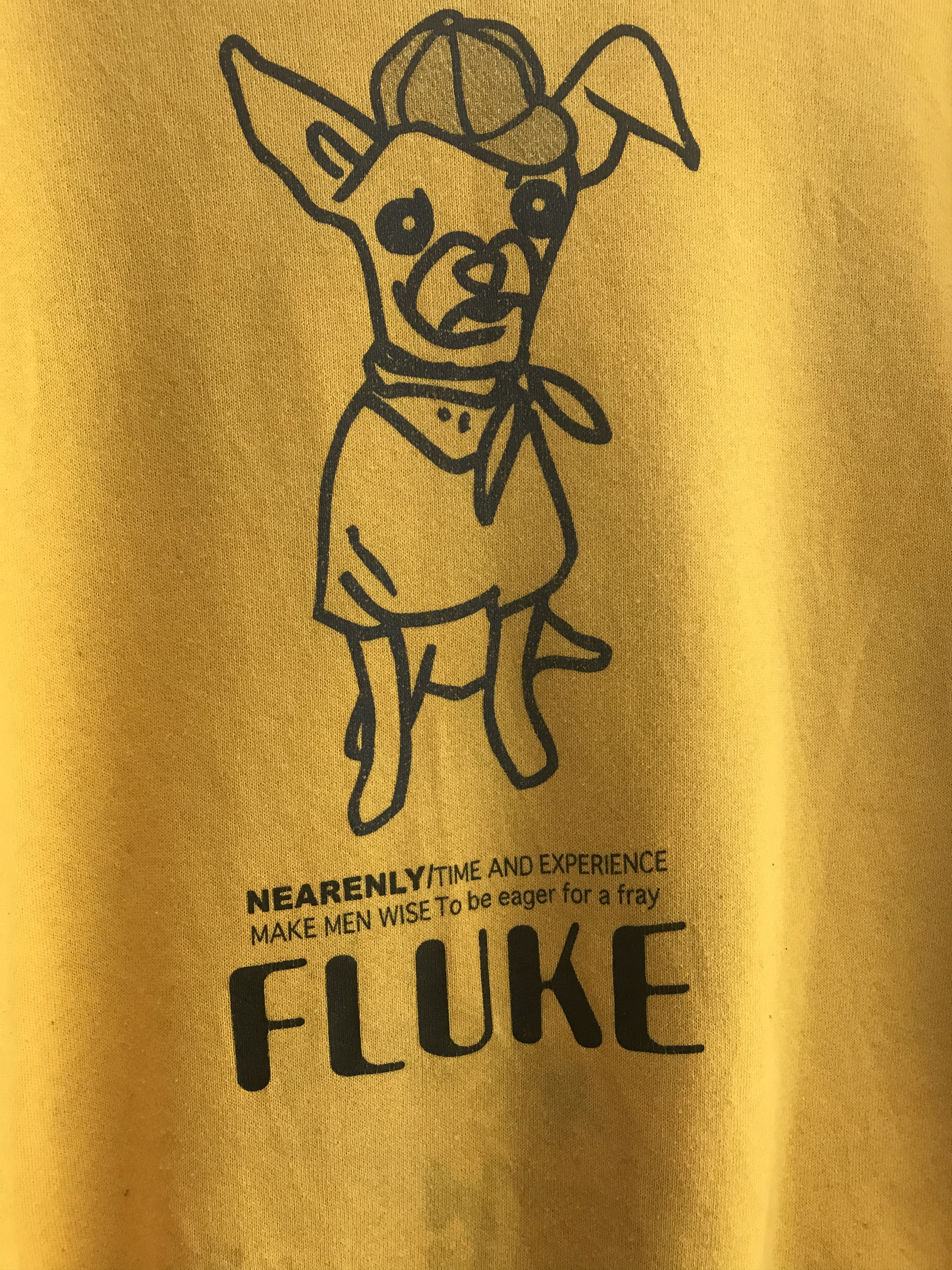 Fruit Of The Loom × Japanese Brand Vintage Fluke Sweatshirt Size US XXL / EU 58 / 5 - 5 Thumbnail