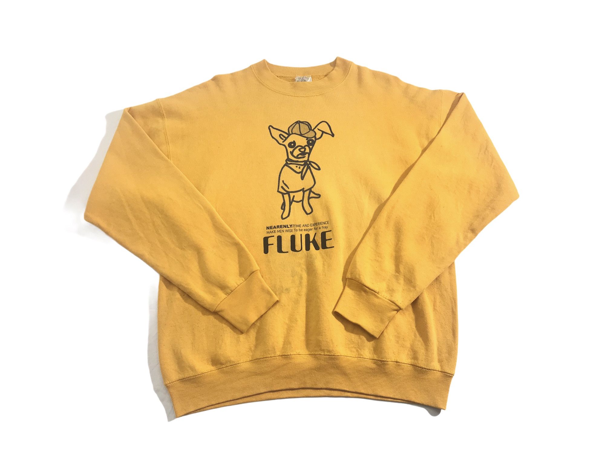Fruit Of The Loom × Japanese Brand Vintage Fluke Sweatshirt Size US XXL / EU 58 / 5 - 3 Thumbnail