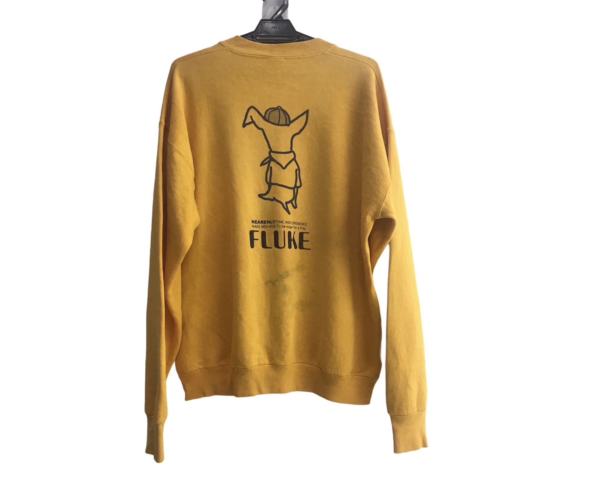 Fruit Of The Loom × Japanese Brand Vintage Fluke Sweatshirt Size US XXL / EU 58 / 5 - 2 Thumbnail
