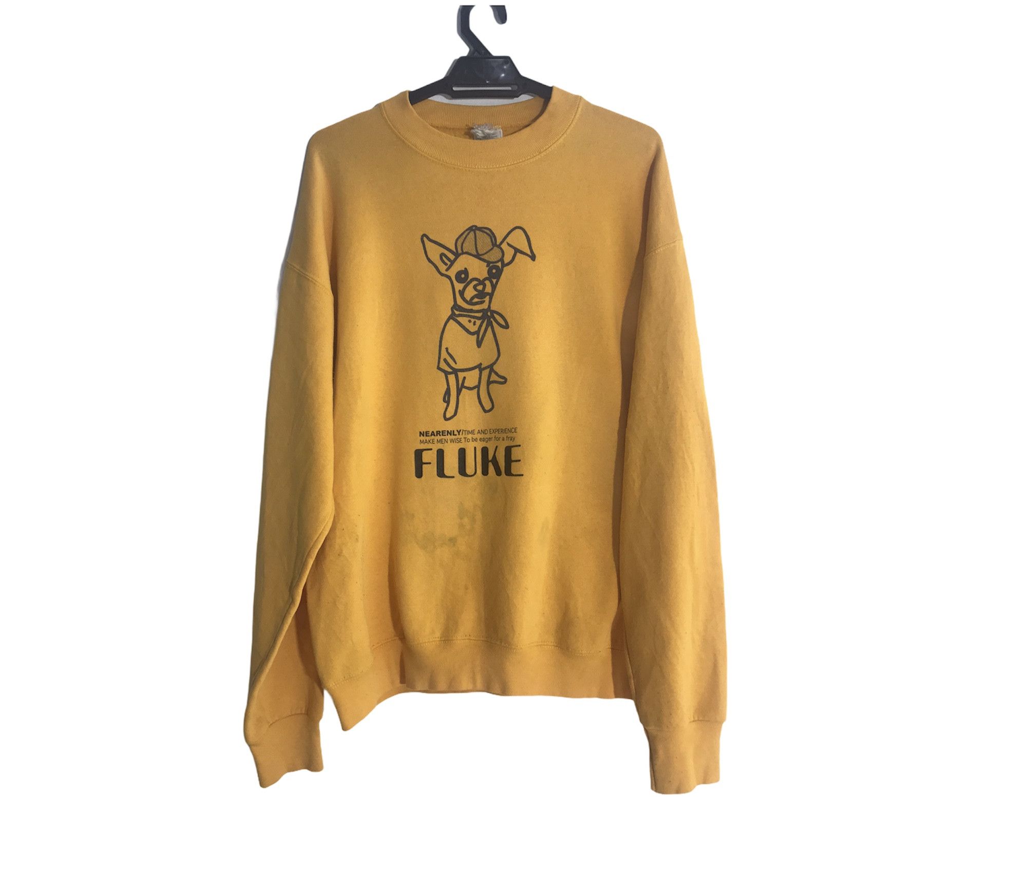 Fruit Of The Loom × Japanese Brand Vintage Fluke Sweatshirt Size US XXL / EU 58 / 5 - 1 Thumbnail