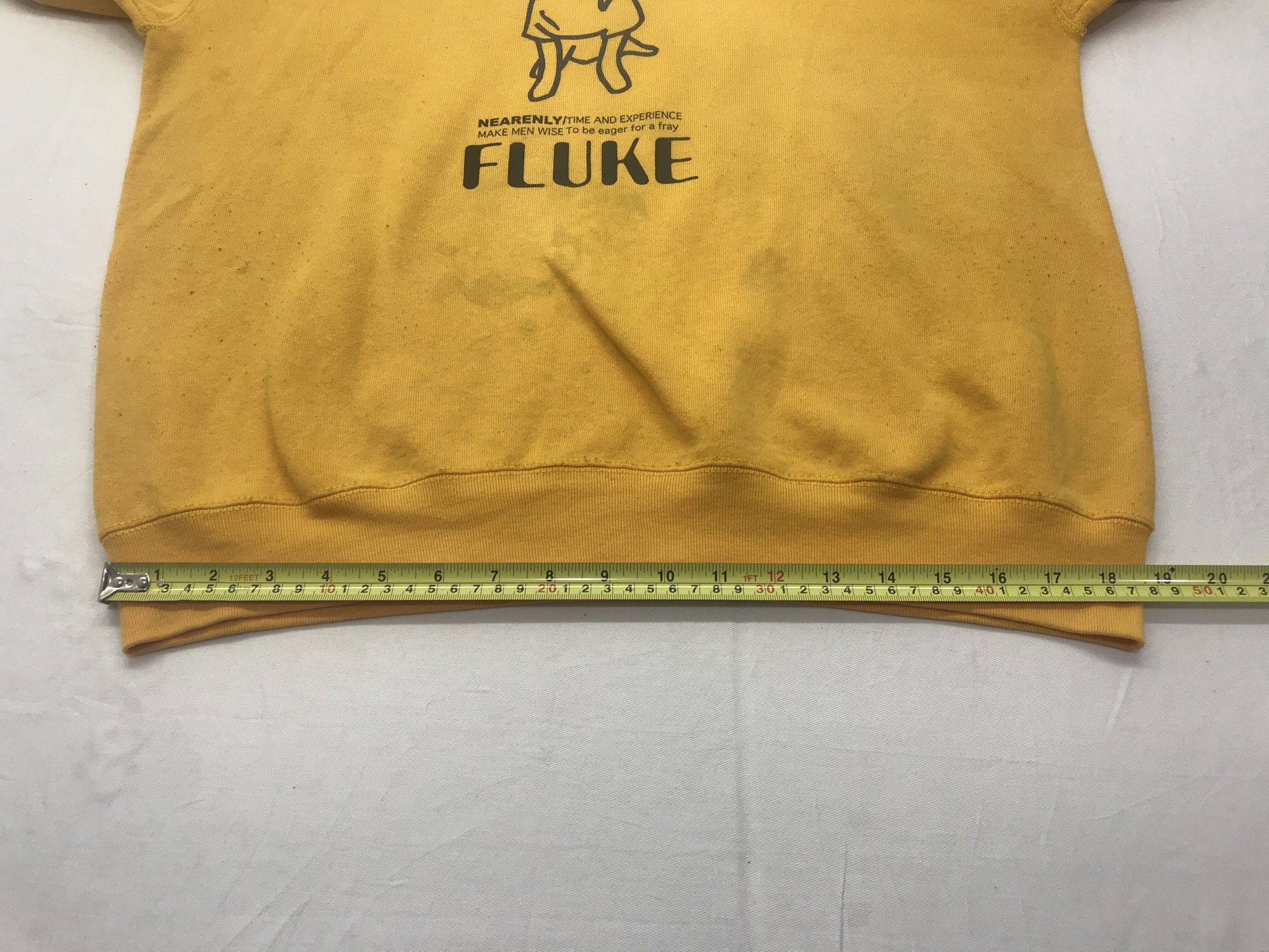 Fruit Of The Loom × Japanese Brand Vintage Fluke Sweatshirt Size US XXL / EU 58 / 5 - 15 Thumbnail