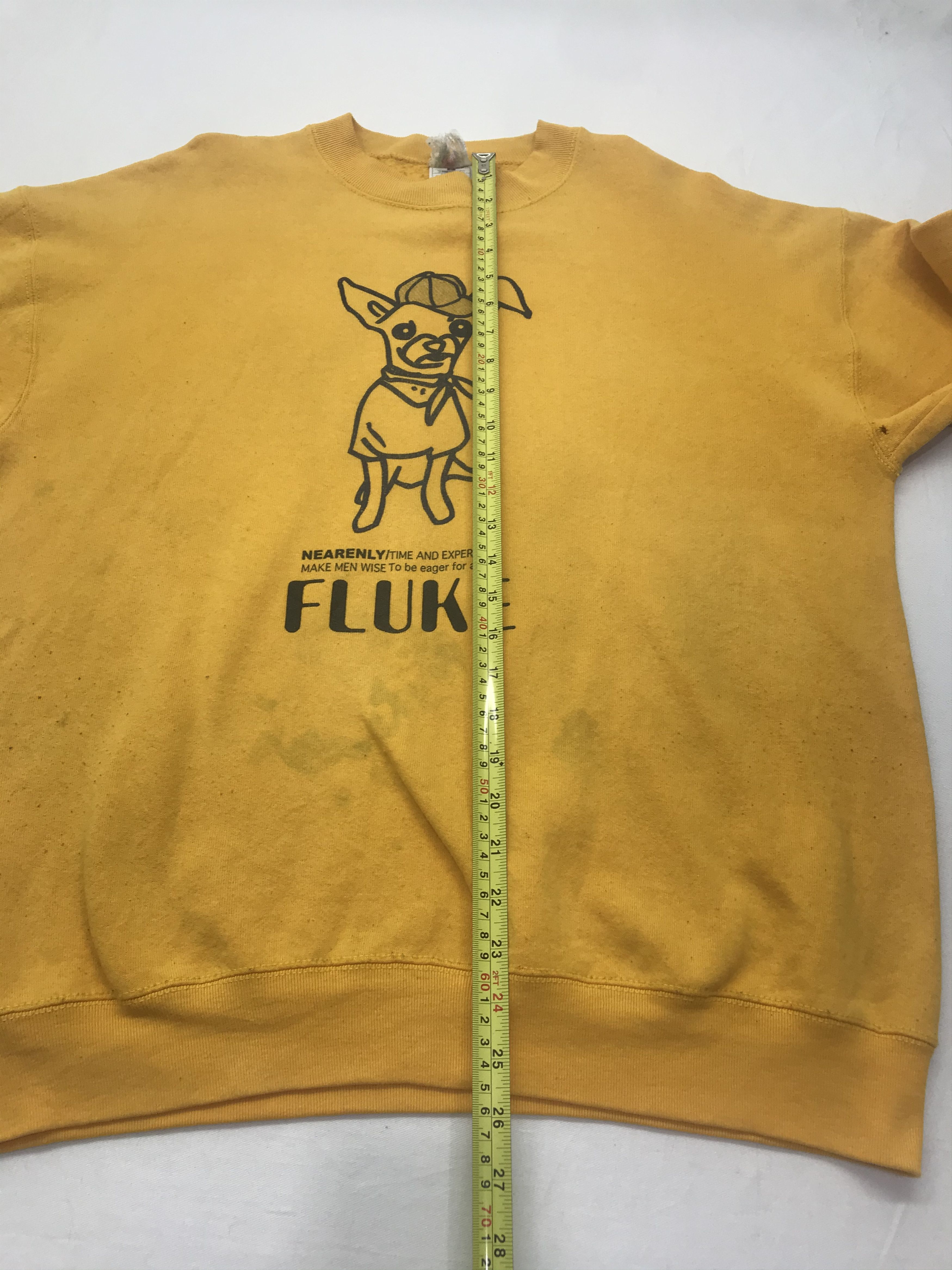 Fruit Of The Loom × Japanese Brand Vintage Fluke Sweatshirt Size US XXL / EU 58 / 5 - 14 Thumbnail
