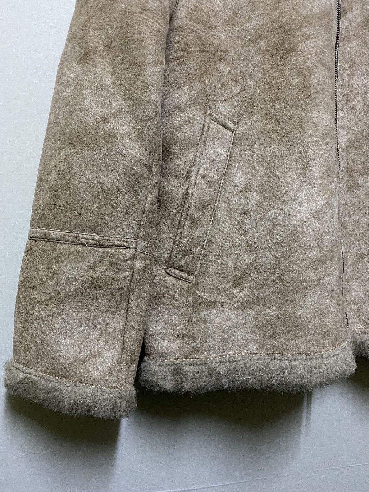 Vintage Vintage Carter's B-3 Shearling Fur Jacket Size US M / EU 48-50 / 2 - 3 Thumbnail