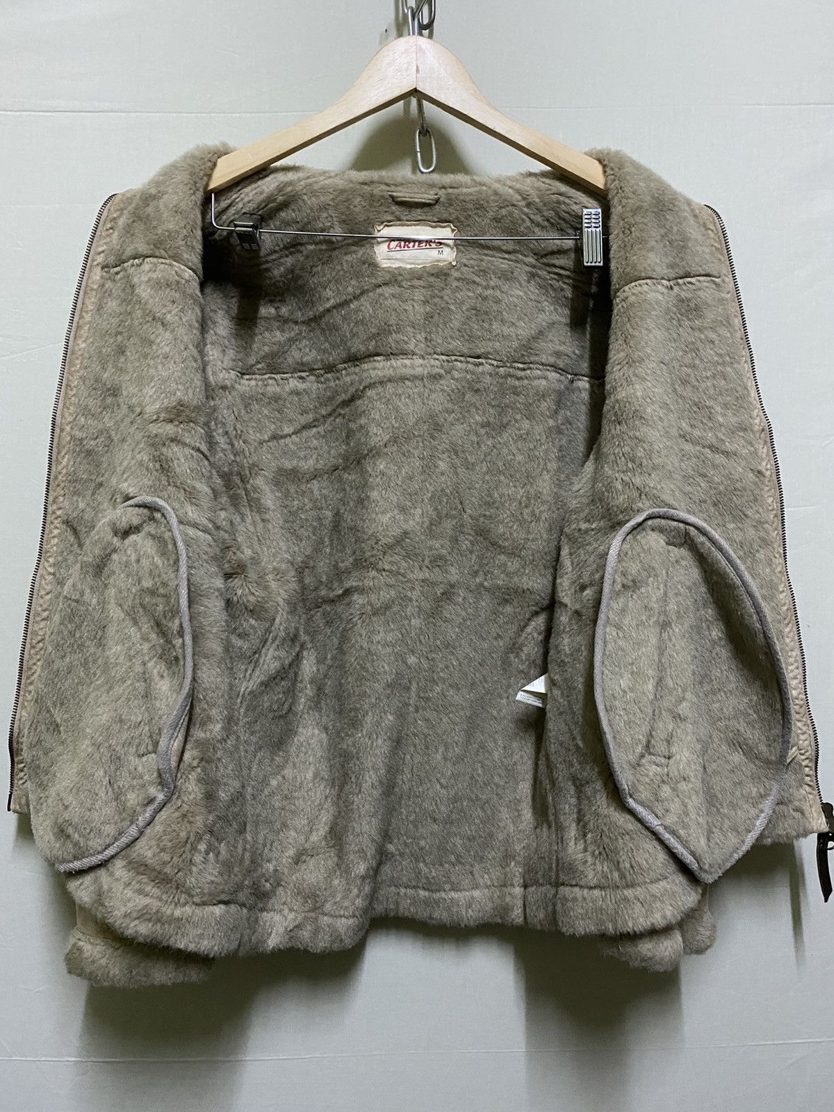 Vintage Vintage Carter's B-3 Shearling Fur Jacket Size US M / EU 48-50 / 2 - 6 Thumbnail