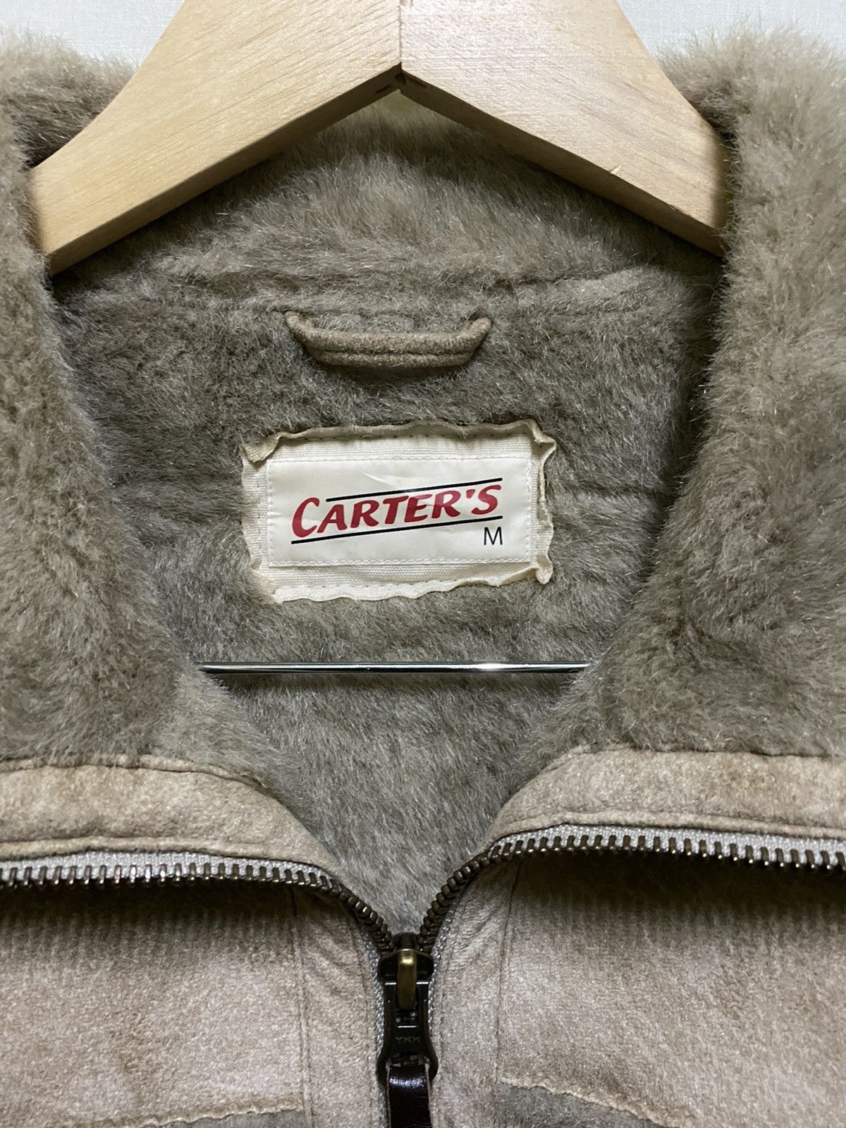 Vintage Vintage Carter's B-3 Shearling Fur Jacket Size US M / EU 48-50 / 2 - 8 Thumbnail