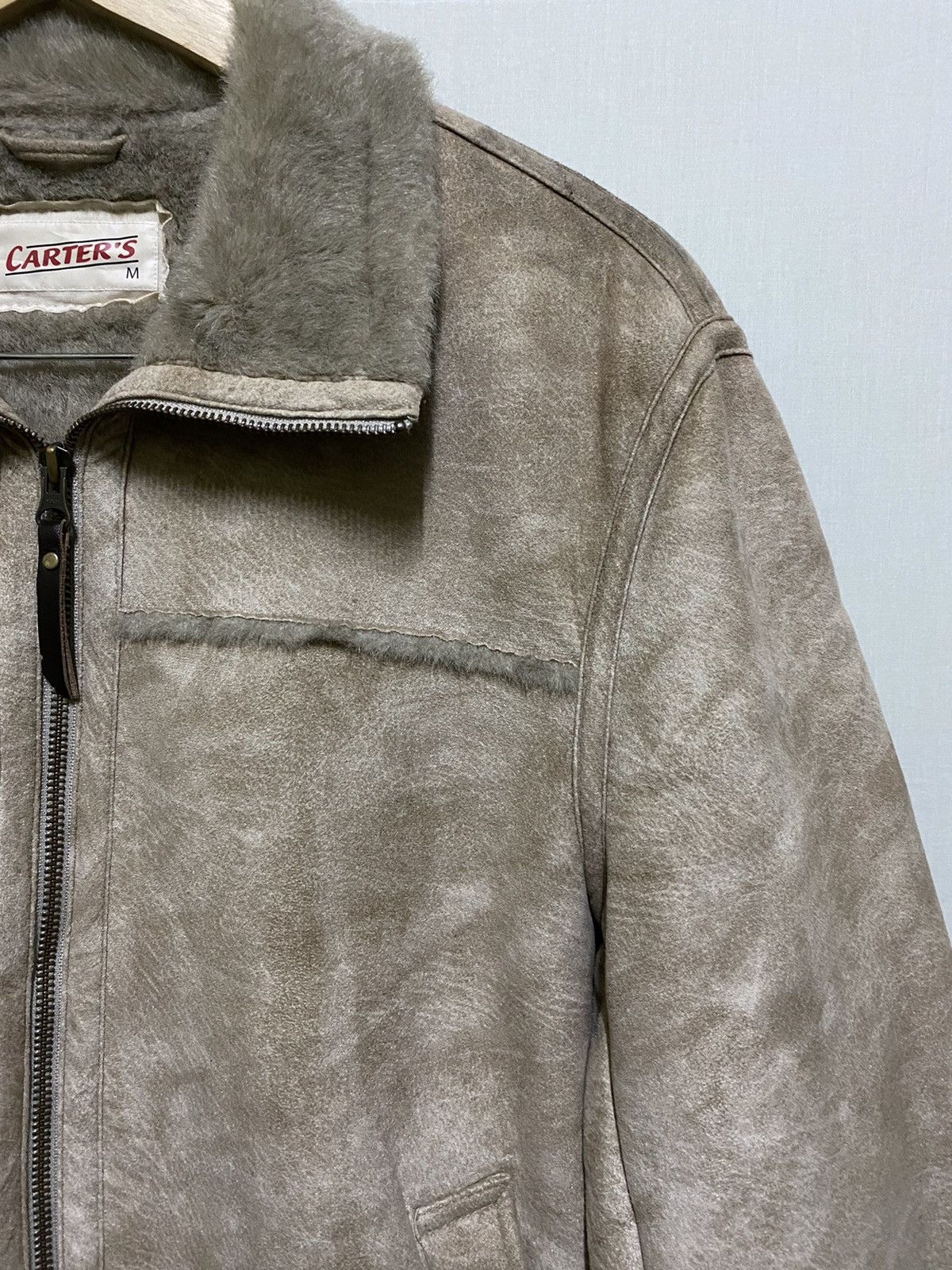 Vintage Vintage Carter's B-3 Shearling Fur Jacket Size US M / EU 48-50 / 2 - 4 Thumbnail